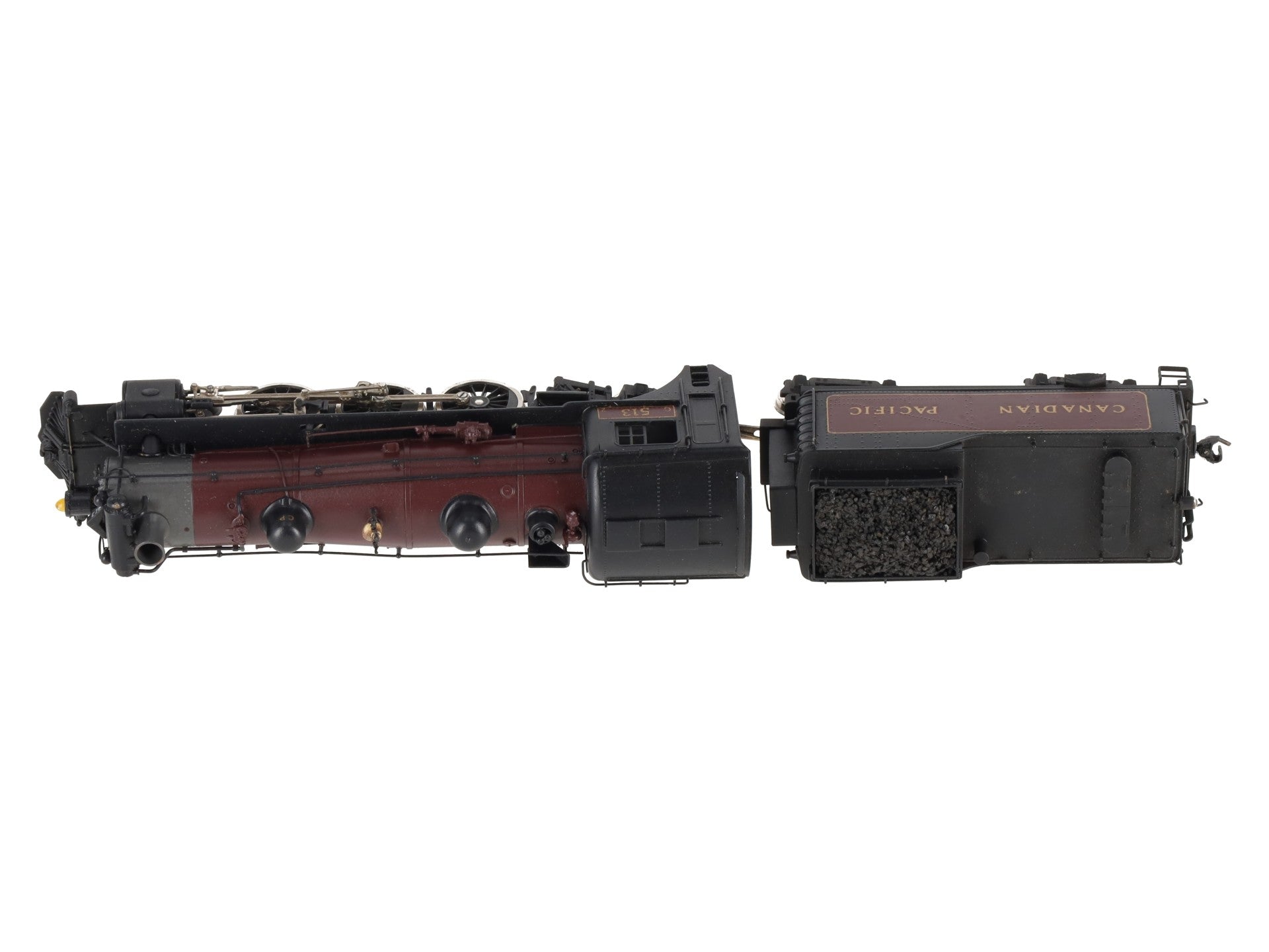 Toby HO BRASS Canadian Pacific 4-6-2 Class G-2 Steam Engine - Painted EX/Box