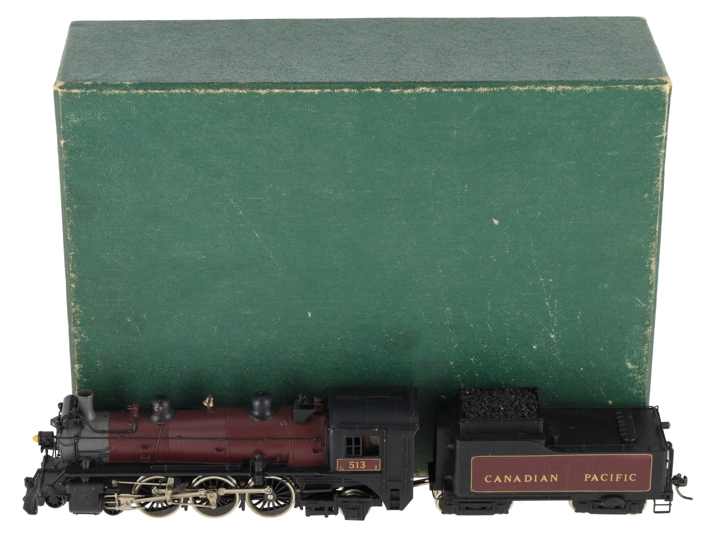 Toby HO BRASS Canadian Pacific 4-6-2 Class G-2 Steam Engine - Painted EX/Box
