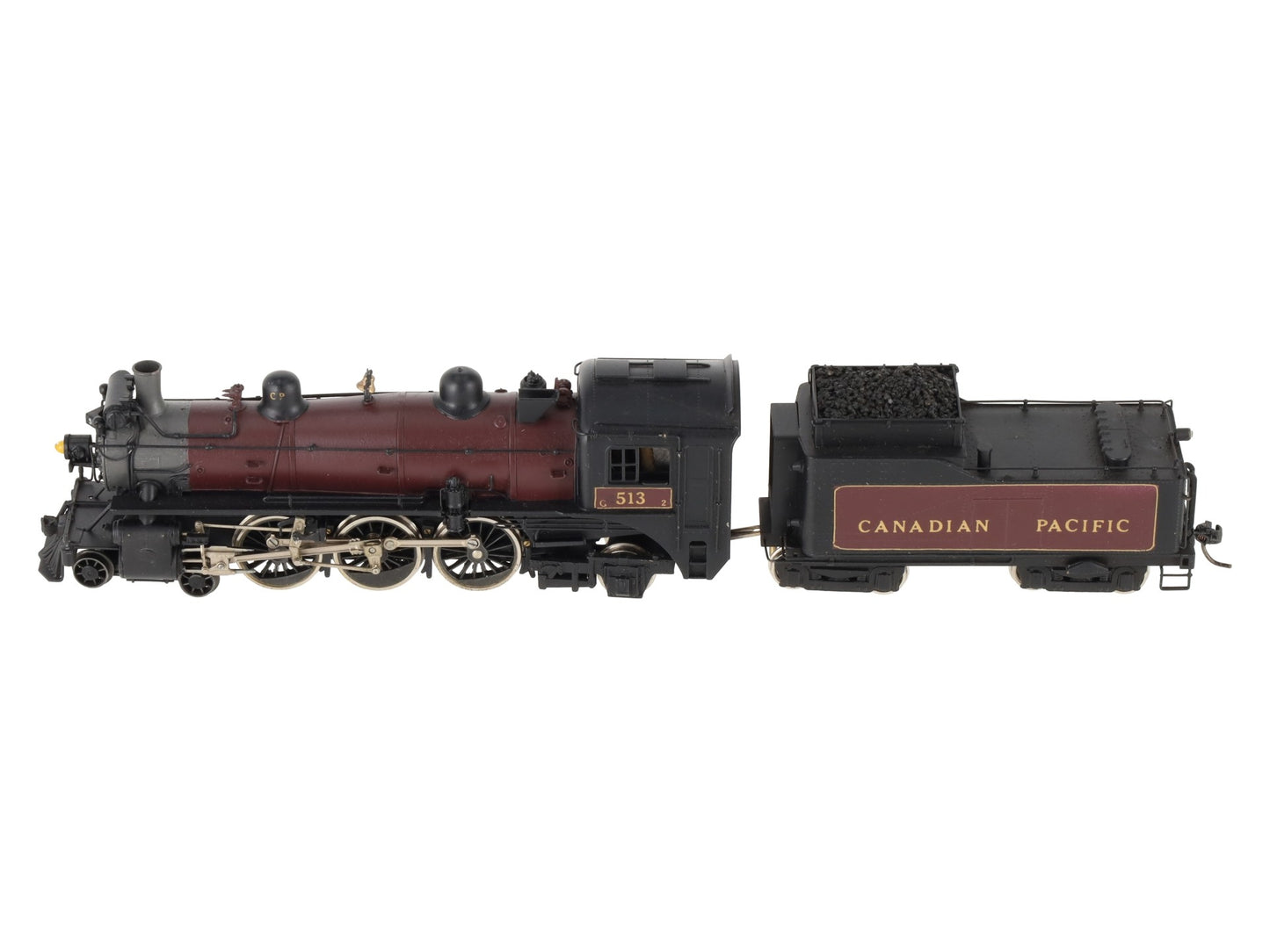 Toby HO BRASS Canadian Pacific 4-6-2 Class G-2 Steam Engine - Painted EX/Box