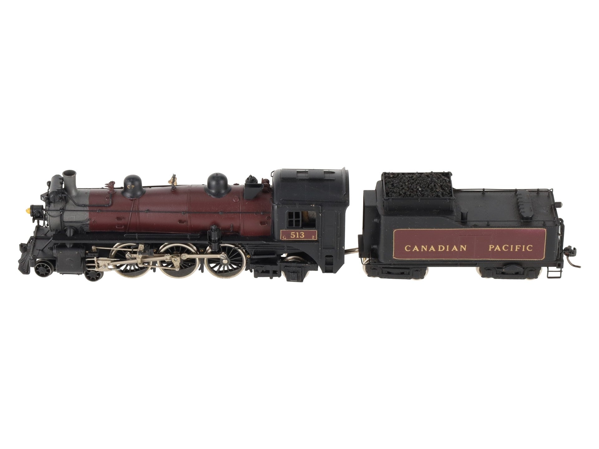 Toby HO BRASS Canadian Pacific 4-6-2 Class G-2 Steam Engine - Painted EX/Box