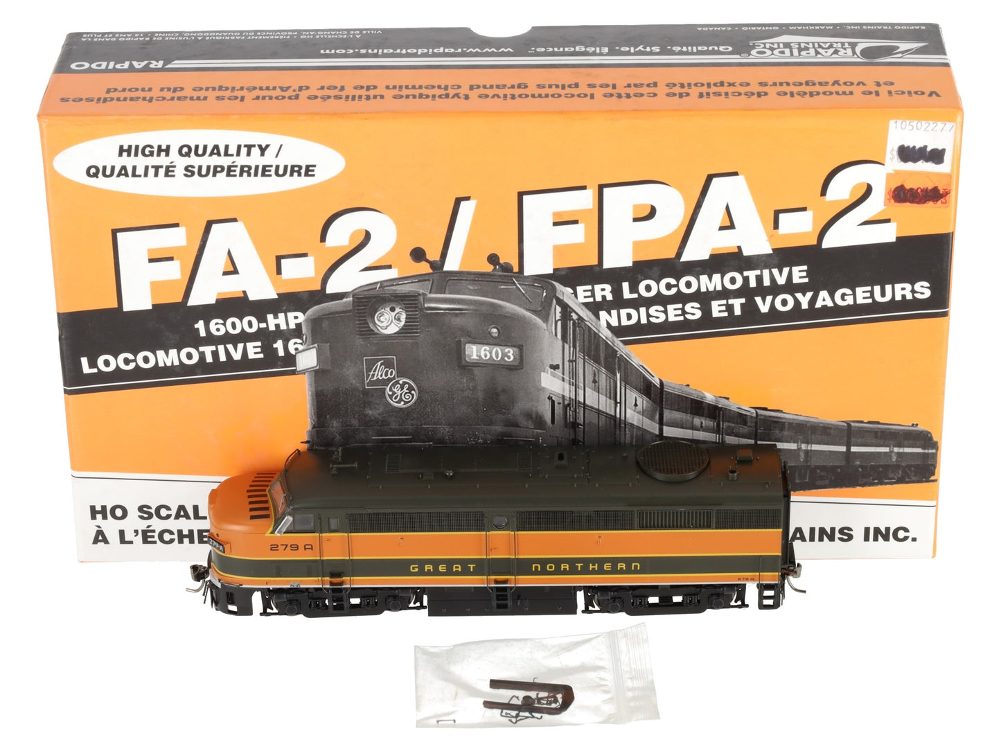 Rapido Trains 21535 HO Great Northern Alco FPA-2 with LokSound & DCC #279A