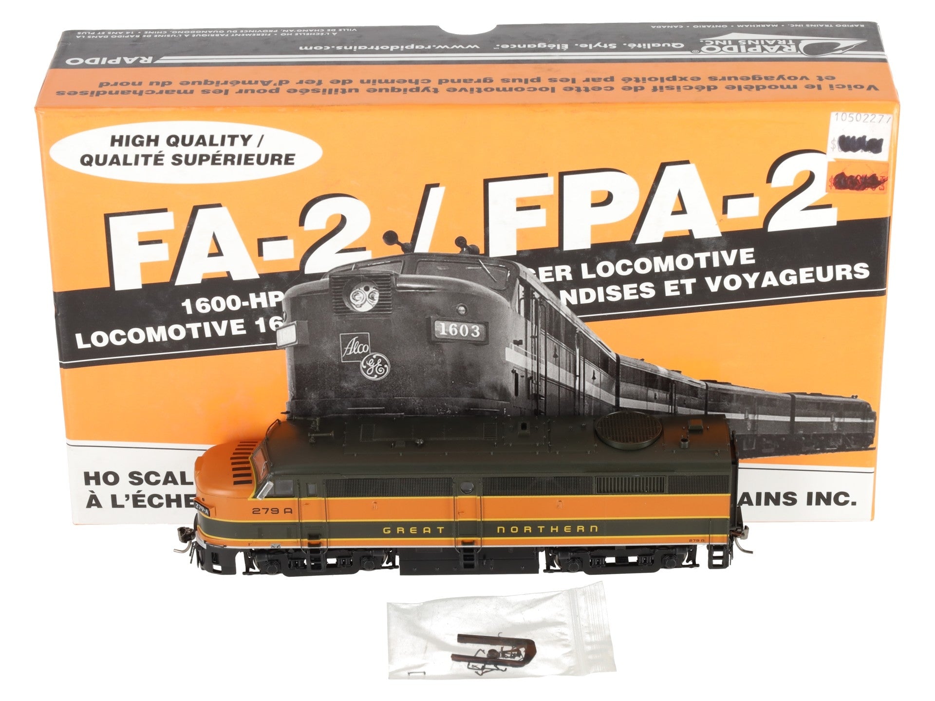 Rapido Trains 21535 HO Great Northern Alco FPA-2 with LokSound & DCC #279A