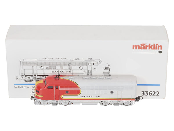 Marklin 33622 HO Santa Fe EMD F-7 A Unit Diesel Locomotive EX/Box