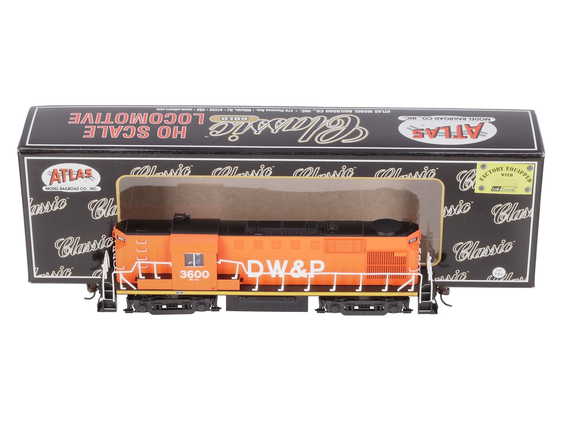 Atlas 10002157 HO Duluth Winnipeg & Pacific RS-11 Diesel Locomotive #3600 w/Snd