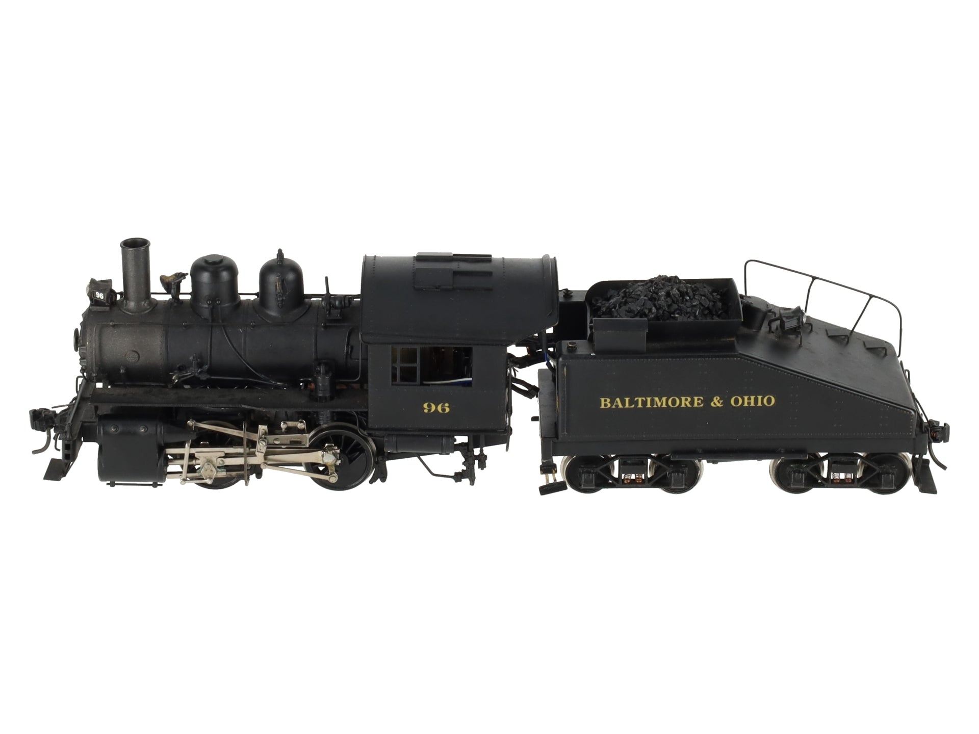 KTM O Scale 2-Rail B&O 0-4-0T Dockside Steam locomotive w/tender #96 - Painted EX/Box