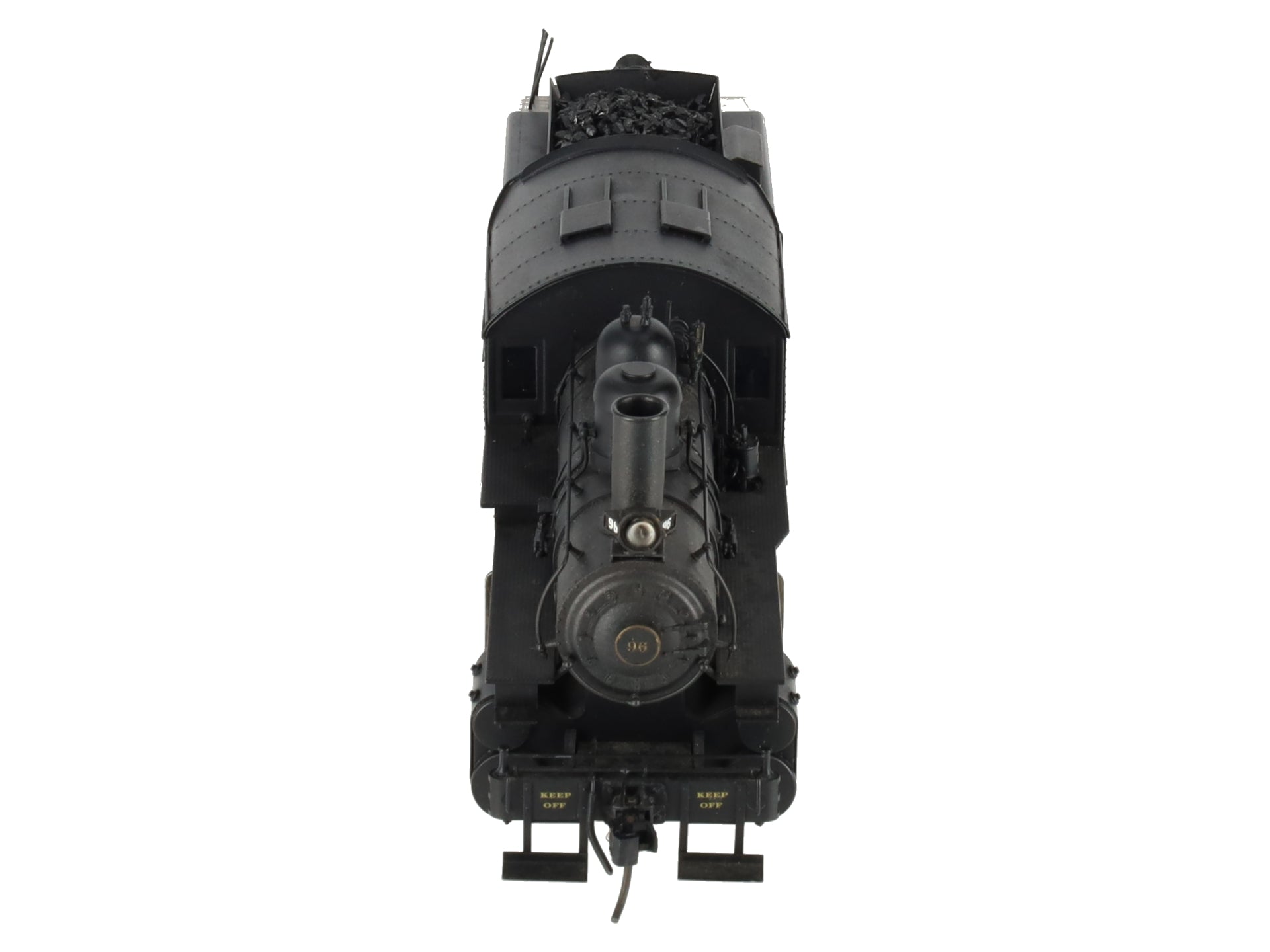 KTM O Scale 2-Rail B&O 0-4-0T Dockside Steam locomotive w/tender #96 - Painted EX/Box