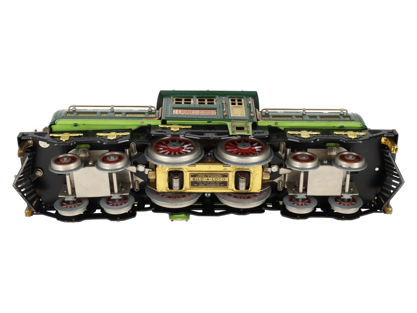 Lionel 318e Vintage Std. Gauge Prewar 381E Green Locomotive Only - Repainted