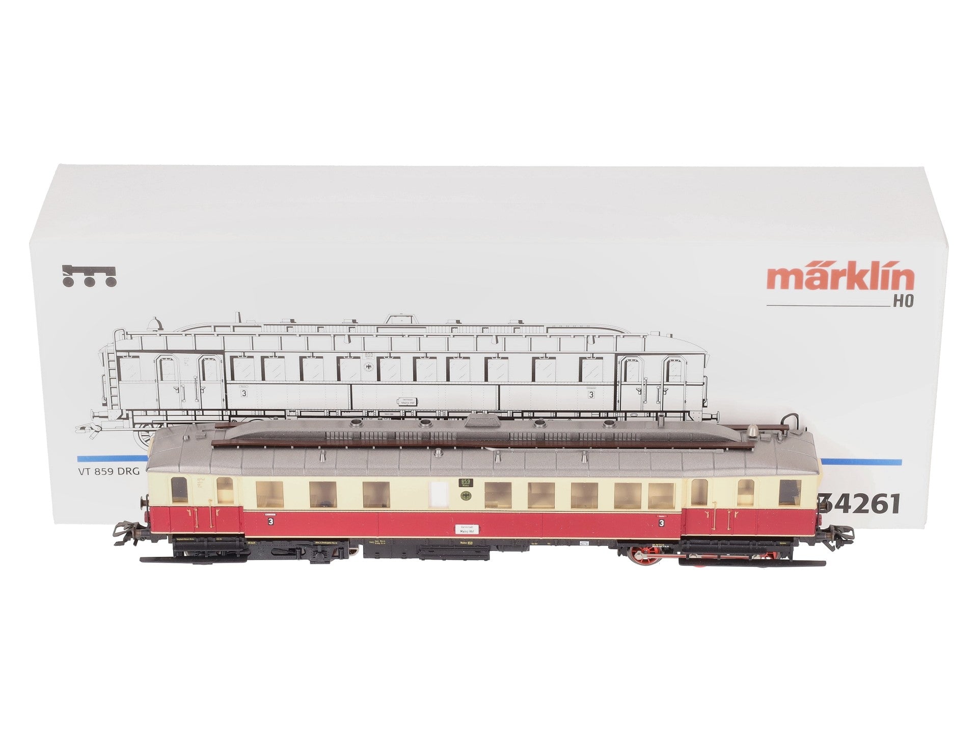 Marklin 34261 HO Scale DRG Diesel Railcar EX/Box – Trainz