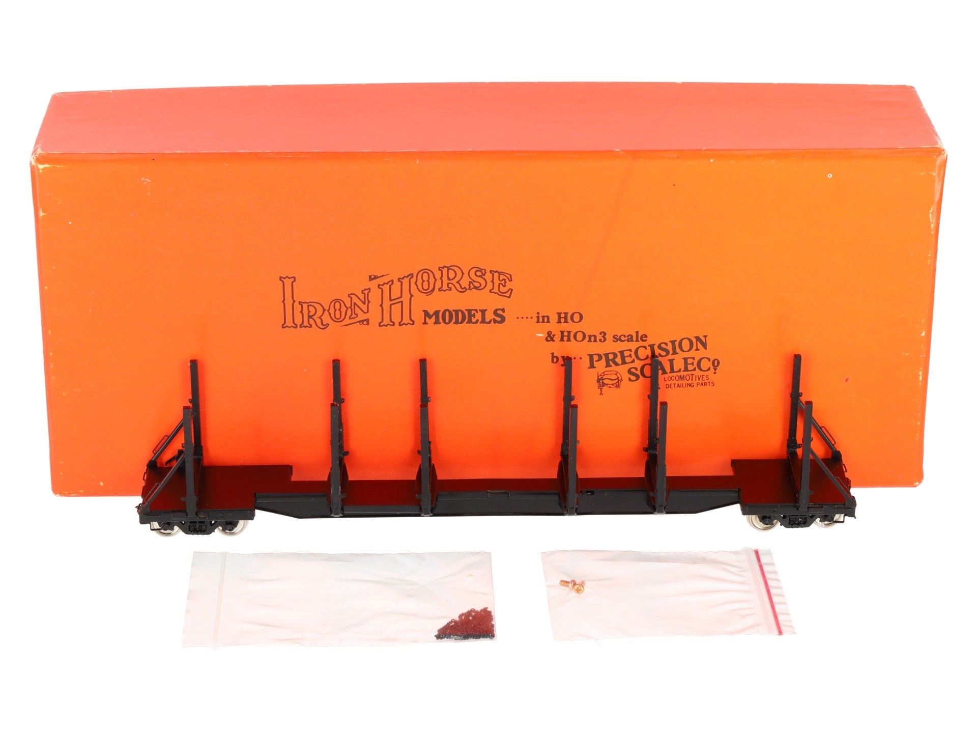 Precision Scale Company 15602 HO BRASS 100-Ton Log Car LN/Box – Trainz