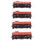 True Line Trains 301206 HO CN Offset-Cupola Wood Van (Caboose) (Set of 4)
