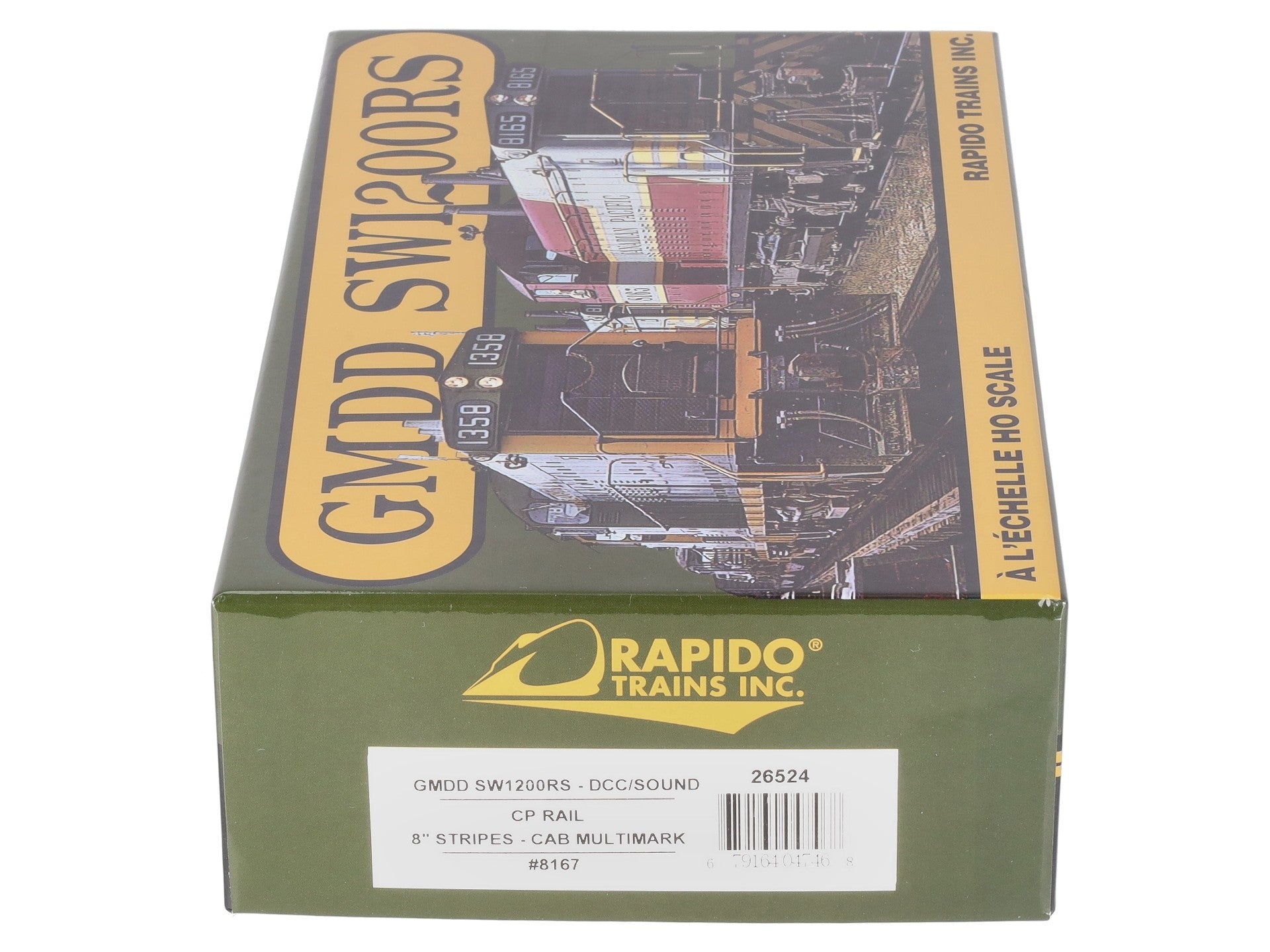 Rapido Trains 26524 HO Canadian Pacific SW1200RS Diesel Loco Sound/DC/DCC #8167