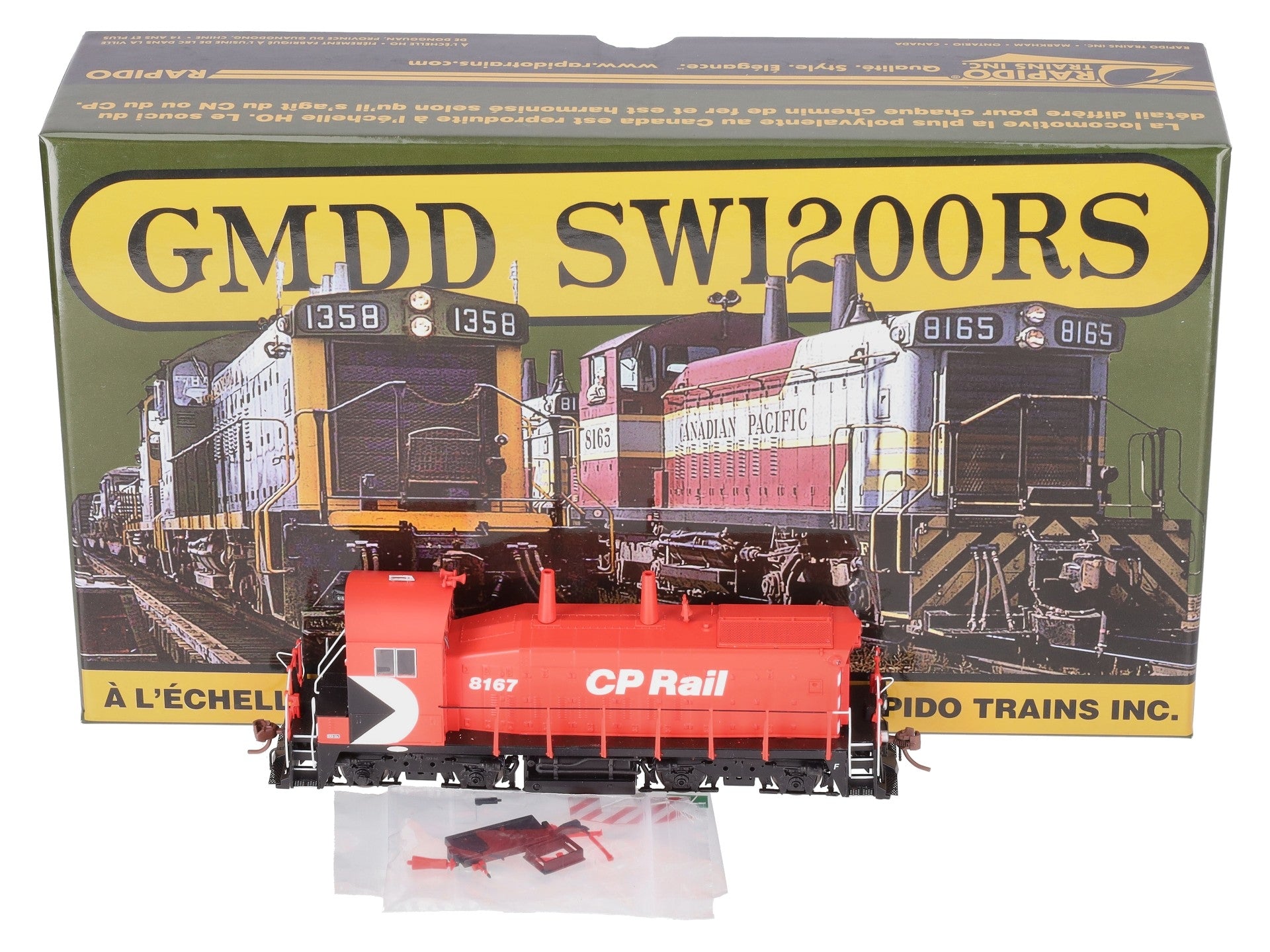Rapido Trains 26524 HO Canadian Pacific SW1200RS Diesel Loco Sound/DC/DCC #8167