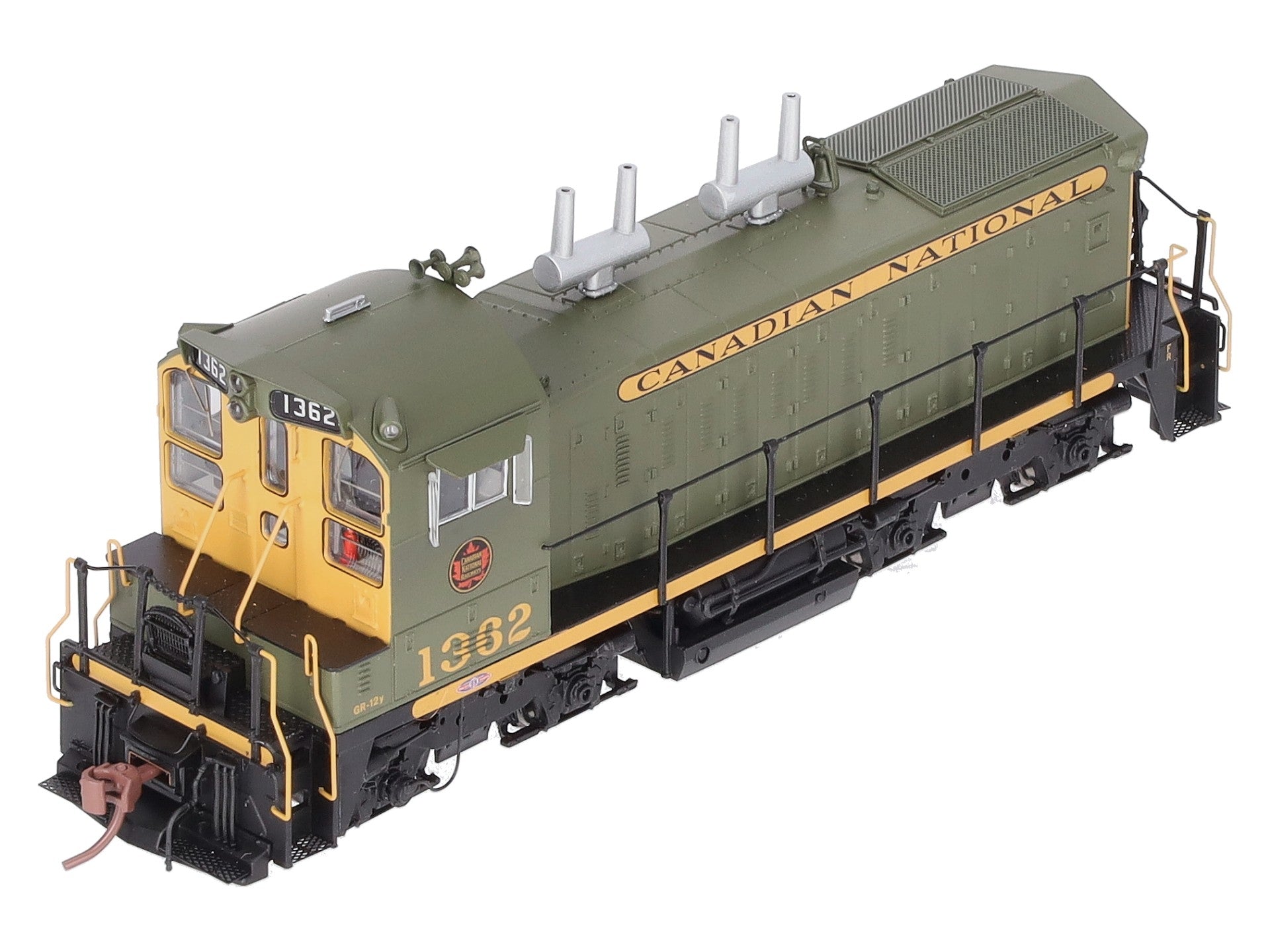 Rapido Trains 26538 HO Canadian National GMDD SW1200RS Engine #1362 w/DCC/Sound