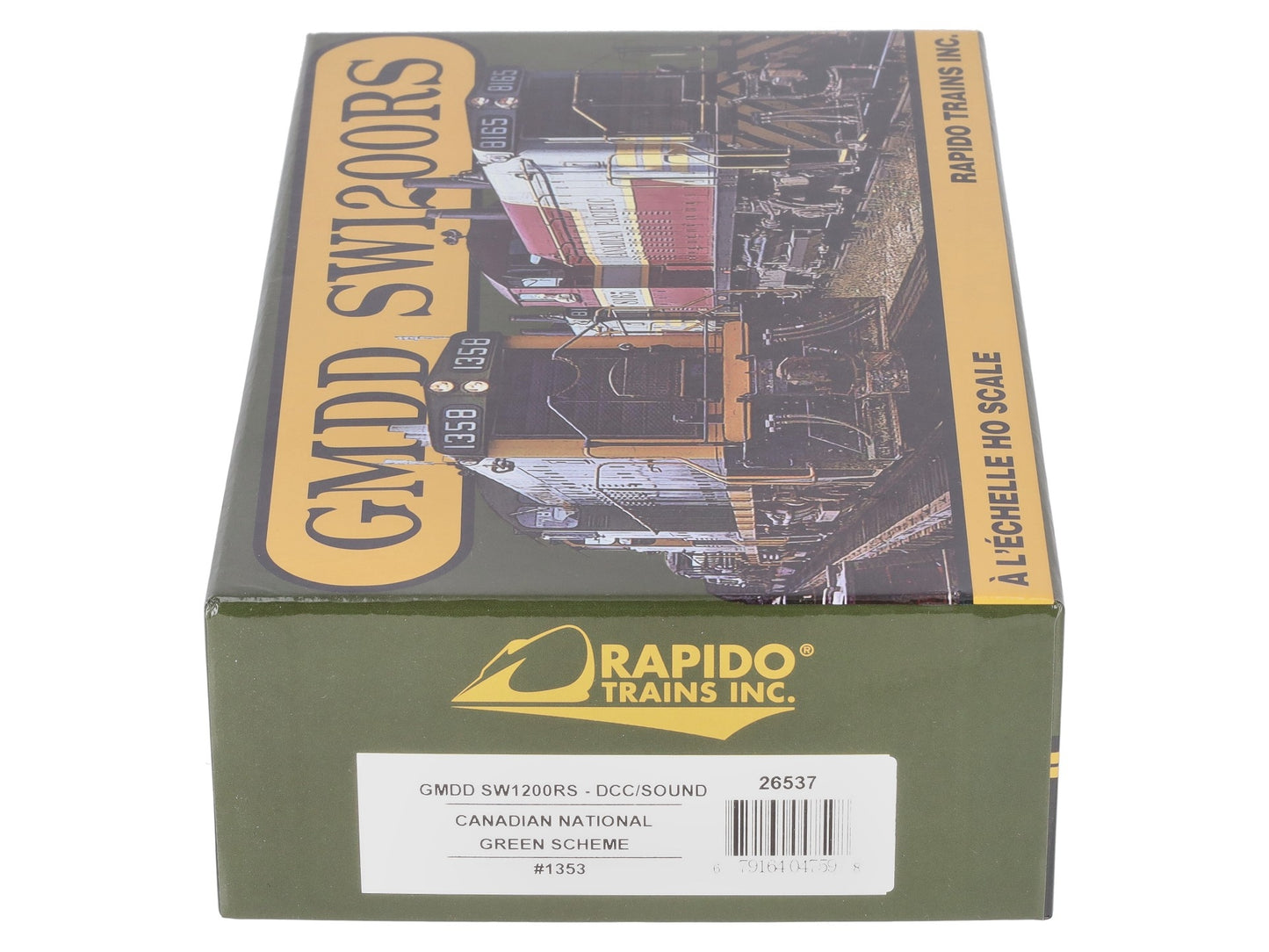 Rapido Trains 26537 HO Canadian National GMDD SW1200RS Engine #1353 w/DCC/Sound