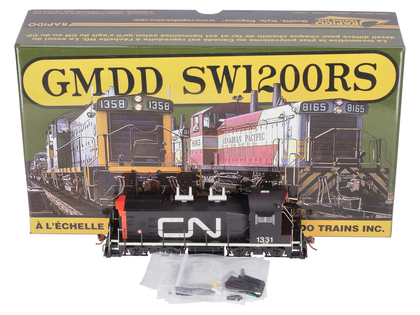 Rapido Trains 26542 HO Canadian National SW1200RS Diesel Loco Sound/DC/DCC #1331