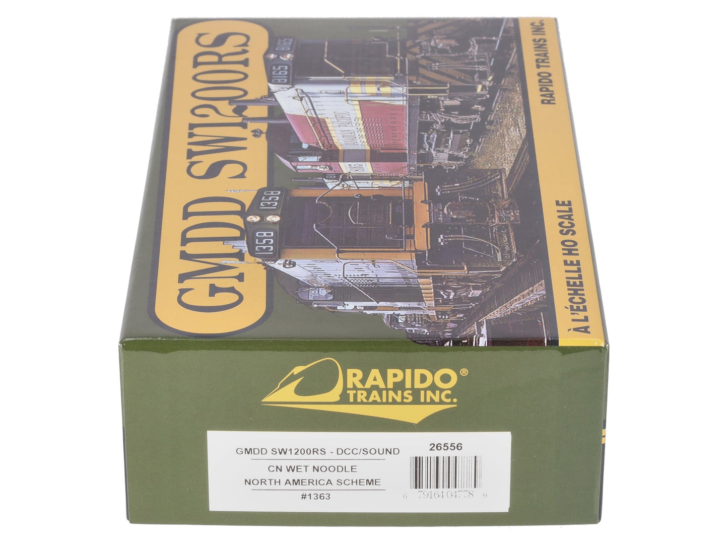 Rapido Trains 26556 HO Canadian National SW1200RS Sm Noodle #1363