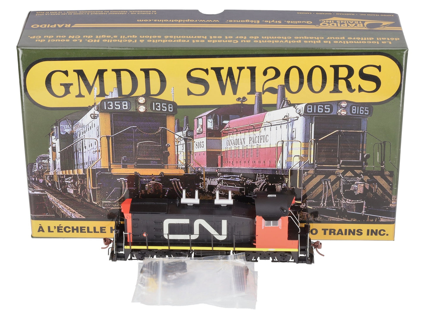 Rapido Trains 26554 HO Canadian National GMDD SW1200RS Diesel Engine w/DCC/Sound