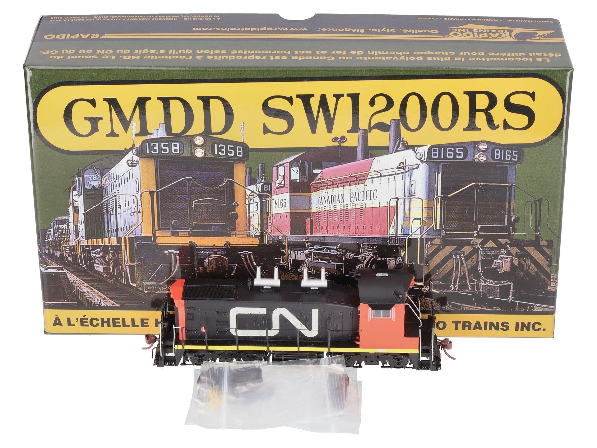 Rapido Trains 26554 HO Canadian National GMDD SW1200RS Diesel Engine w/DCC/Sound