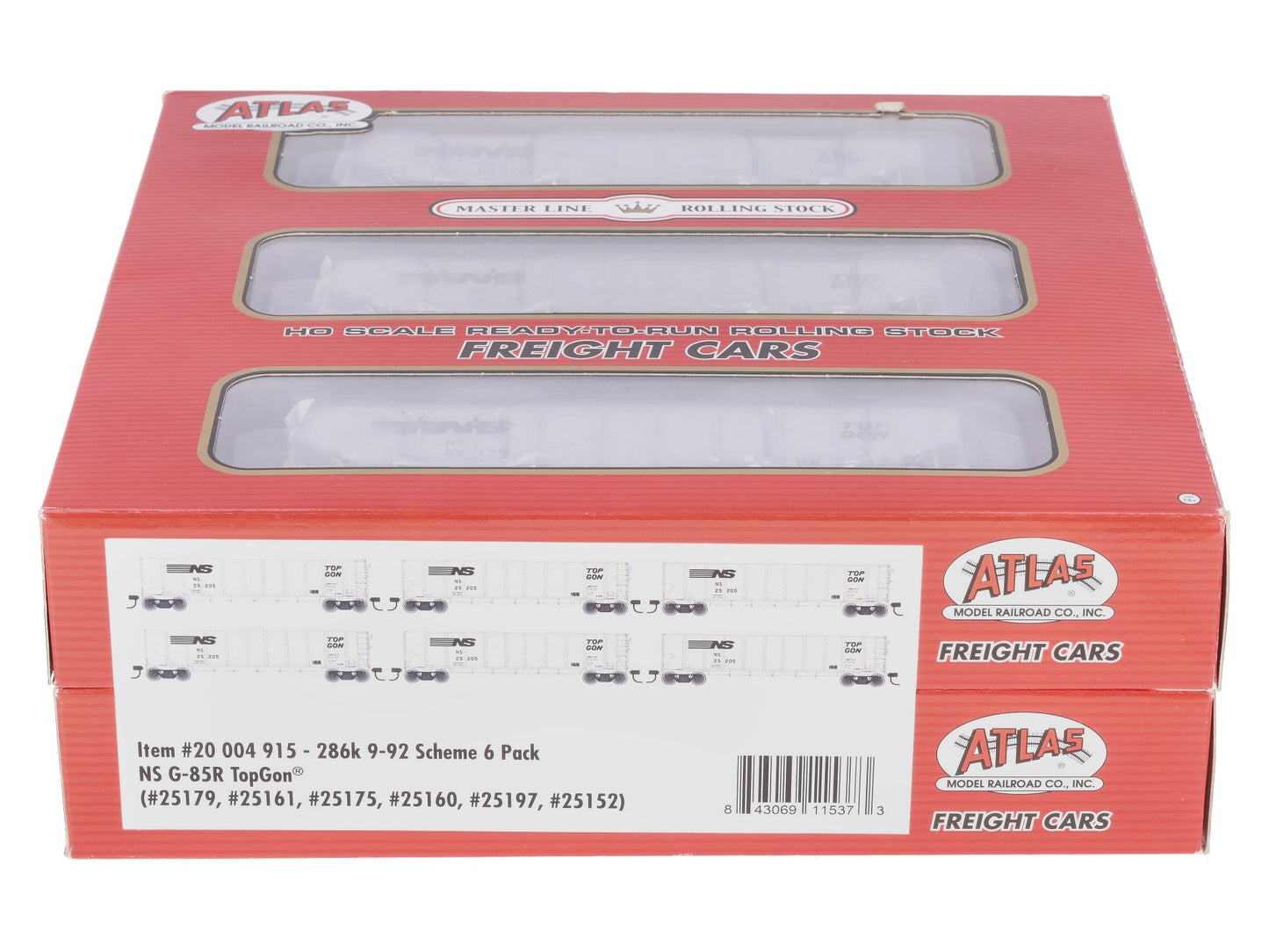 Atlas 20004915 HO Norfolk Southern (286k 9-96 Scheme) G-86R TopGon (6)