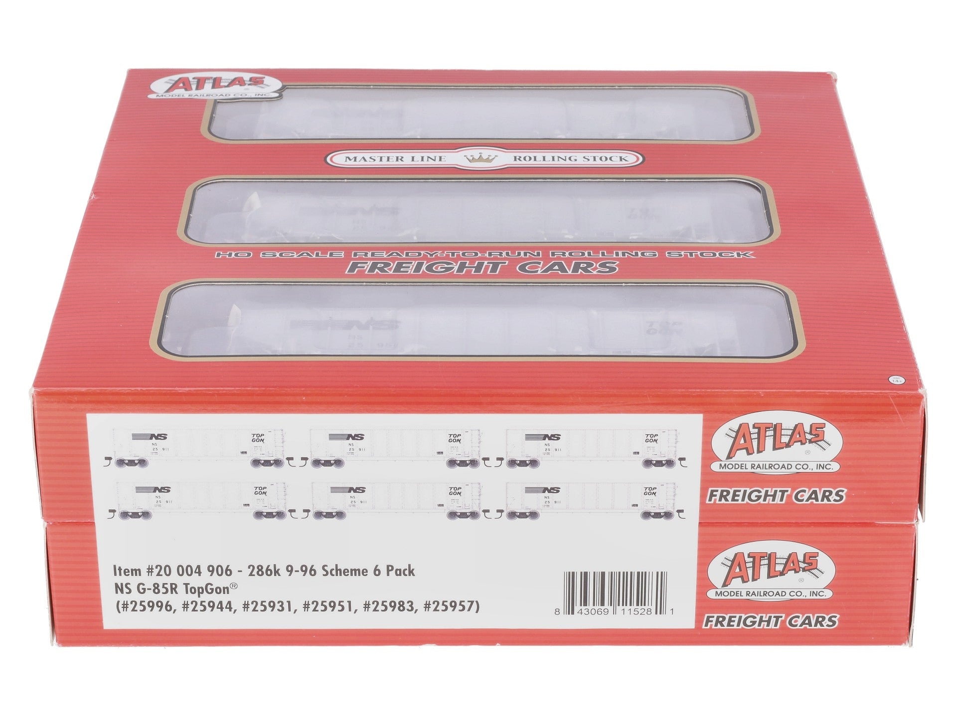 Atlas 20004906 HO Norfolk Southern (286k 9-96 Scheme) G-86R TopGon (6)