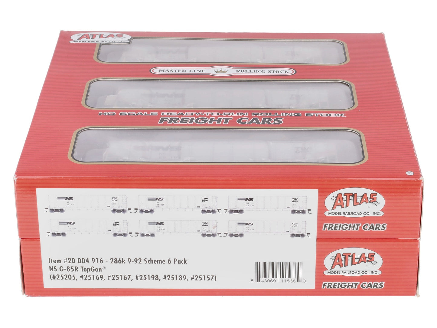 Atlas 20004916 HO Norfolk Southern (286k 9-96 Scheme) G-86R TopGon (6)
