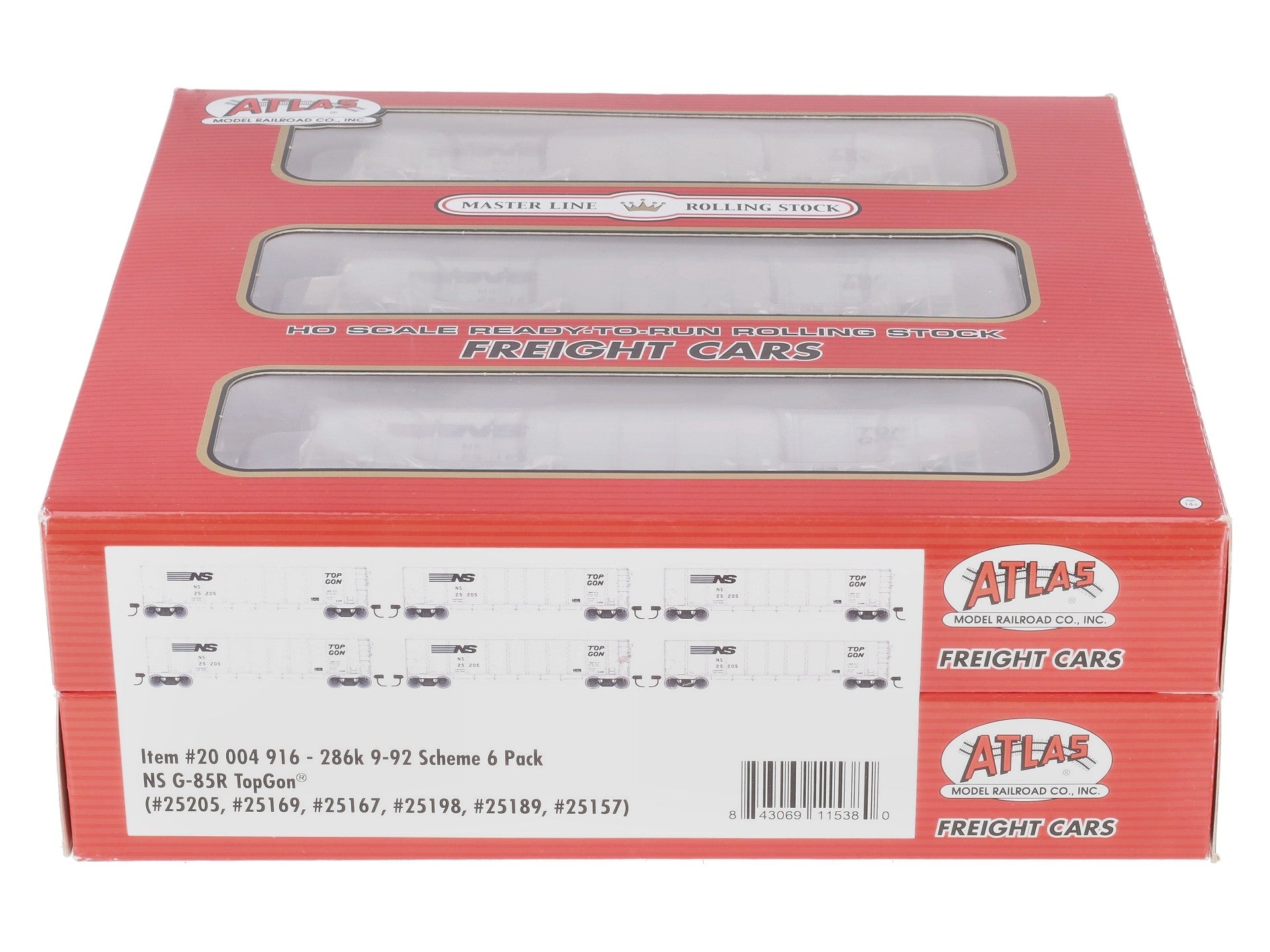 Atlas 20004916 HO Norfolk Southern (286k 9-96 Scheme) G-86R TopGon (6)