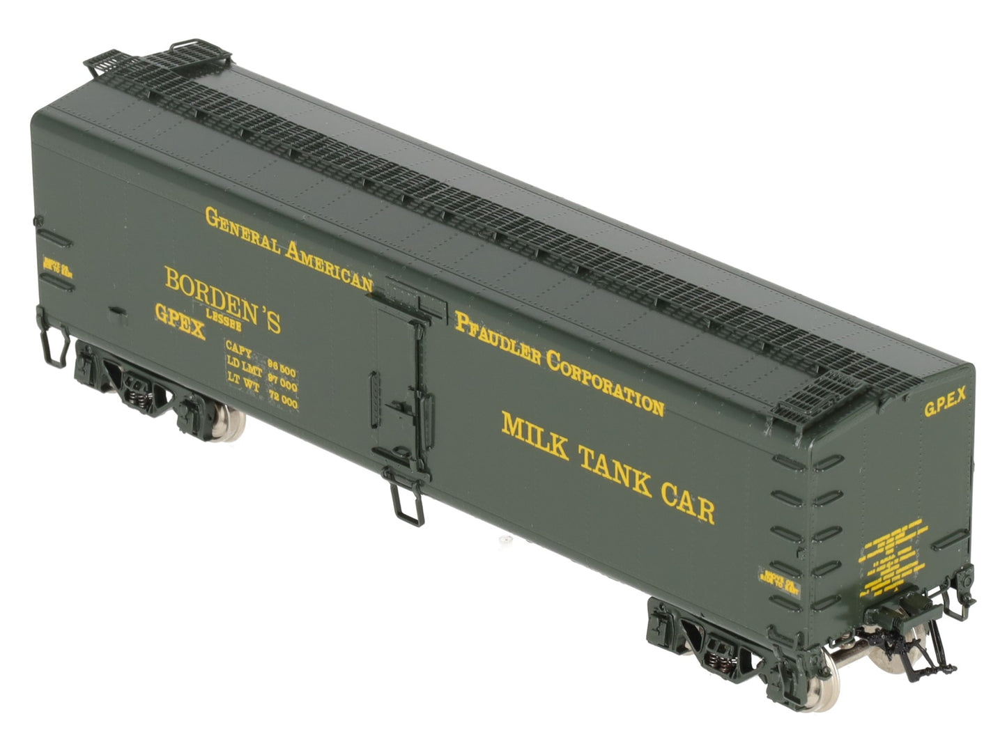Precision Scale Company 15780-2 HO BRASS American-Pfaudler 41' Borden's Milk Car EX/Box