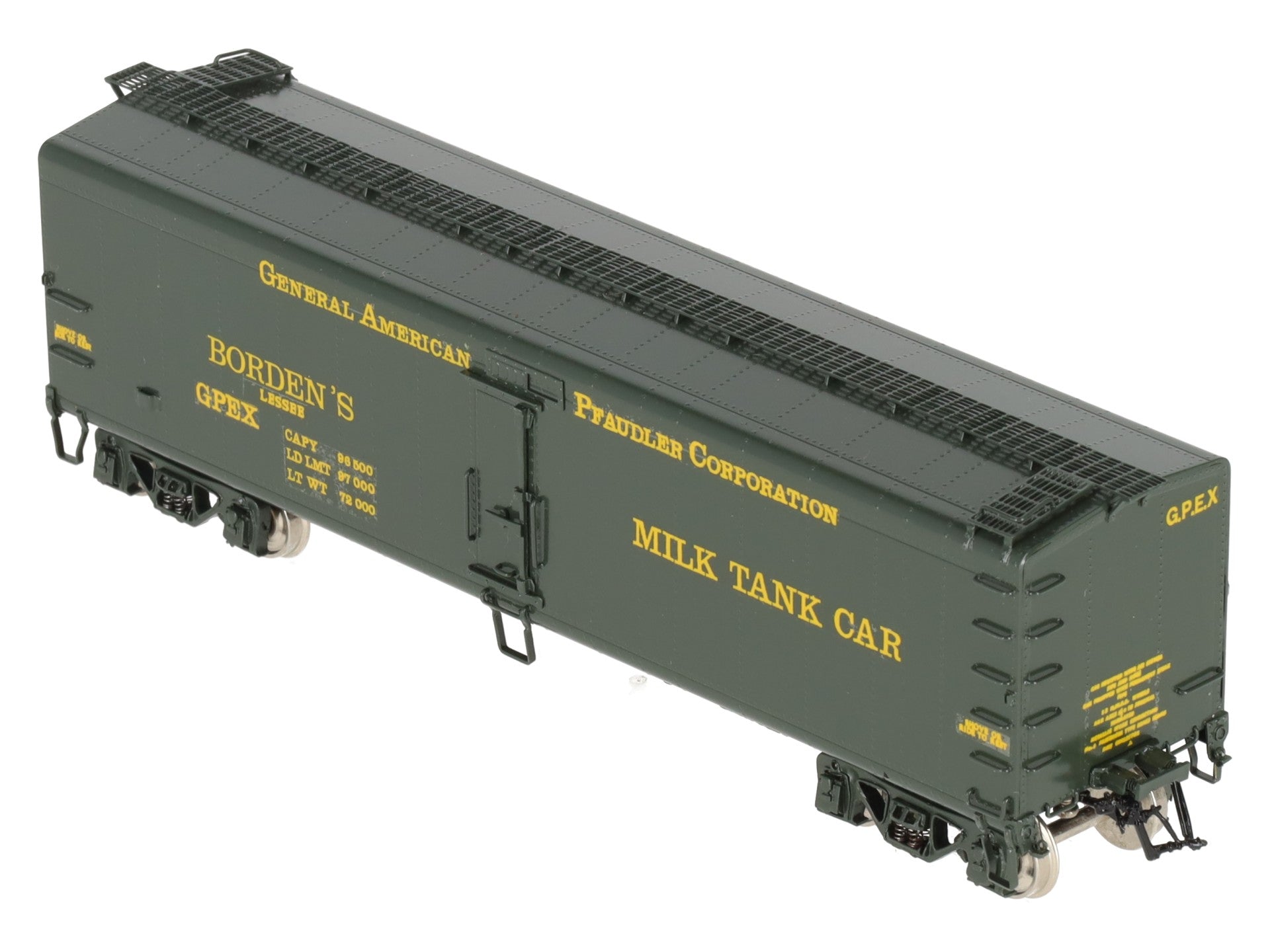 Precision Scale Company 15780-2 HO BRASS American-Pfaudler 41' Borden's Milk Car EX/Box