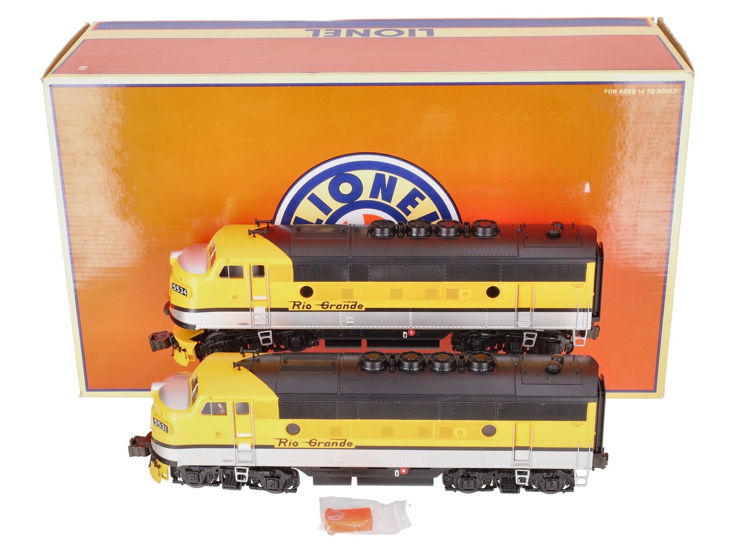 Lionel 6-38702 D&RGW Legacy F-3 AA Diesel Locomotive Set #5531/5534