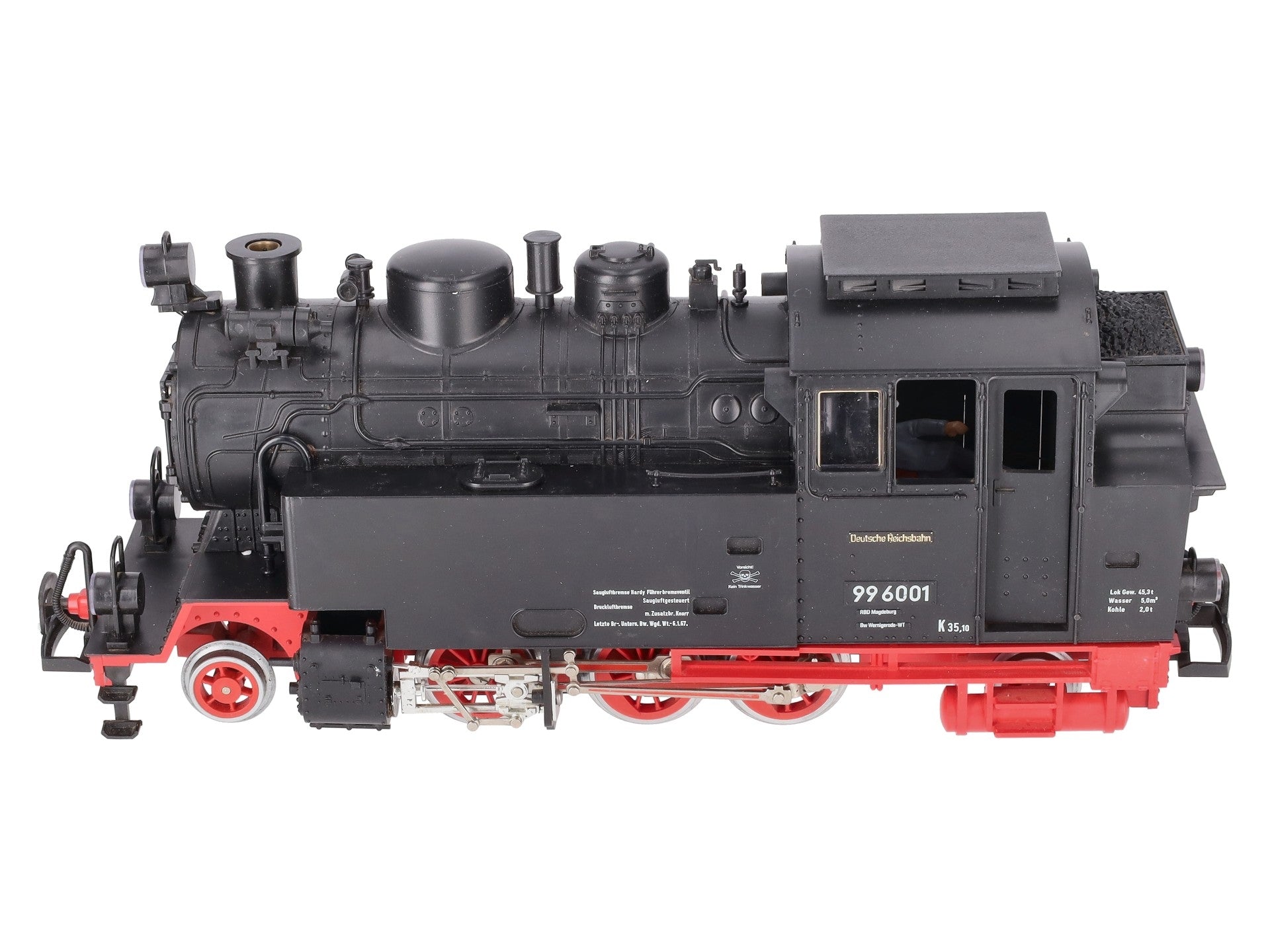 LGB 2080D G Scale 2-6-2T Steam Locomotive #996001 VG/Box – Trainz
