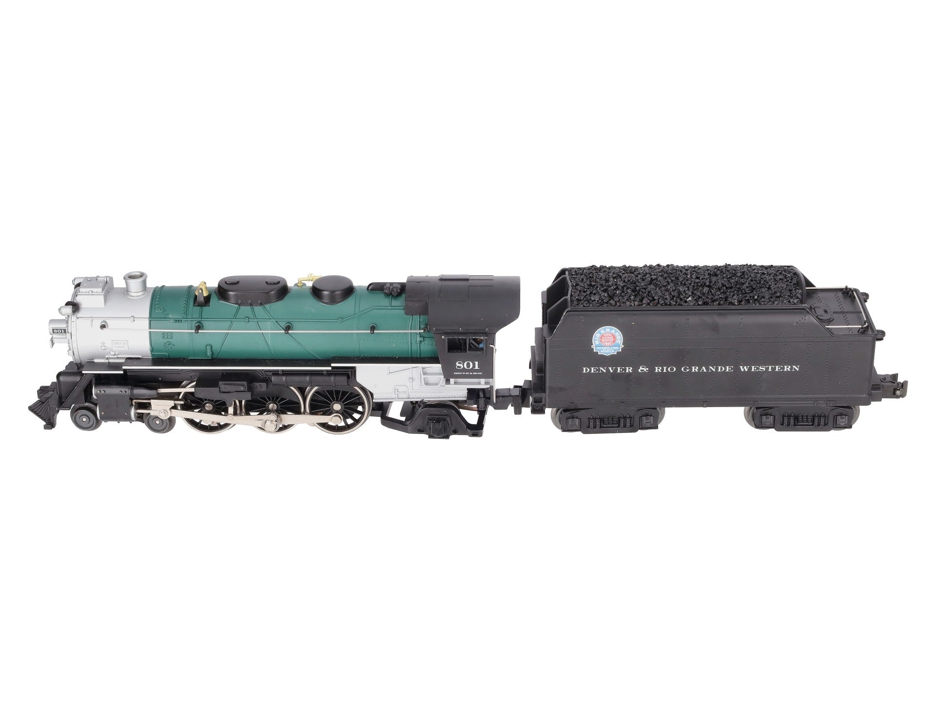 Lionel 2232110 O D&RGW LionChief Plus 2.0 Steam Locomotive #801