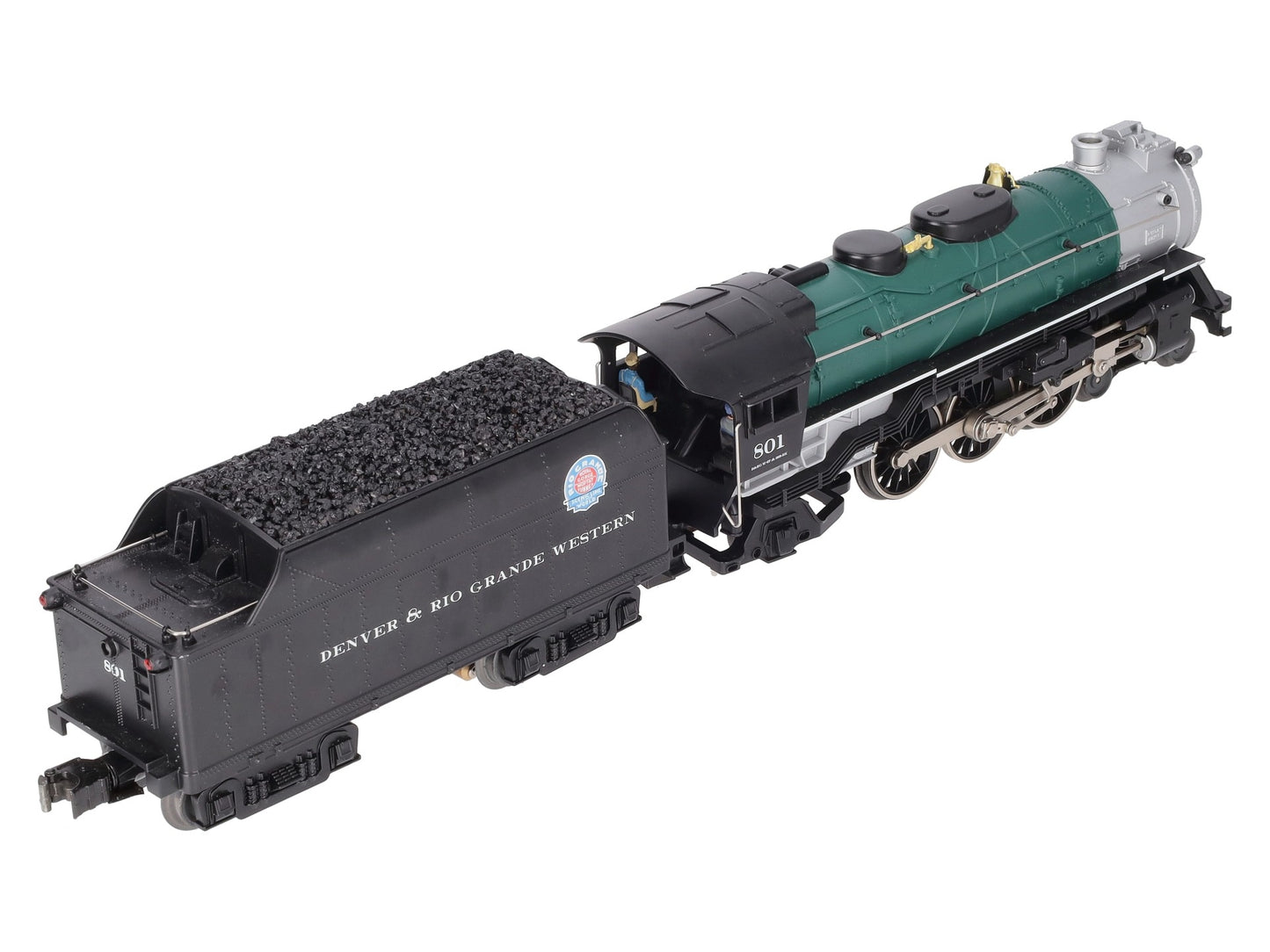 Lionel 2232110 O D&RGW LionChief Plus 2.0 Steam Locomotive #801