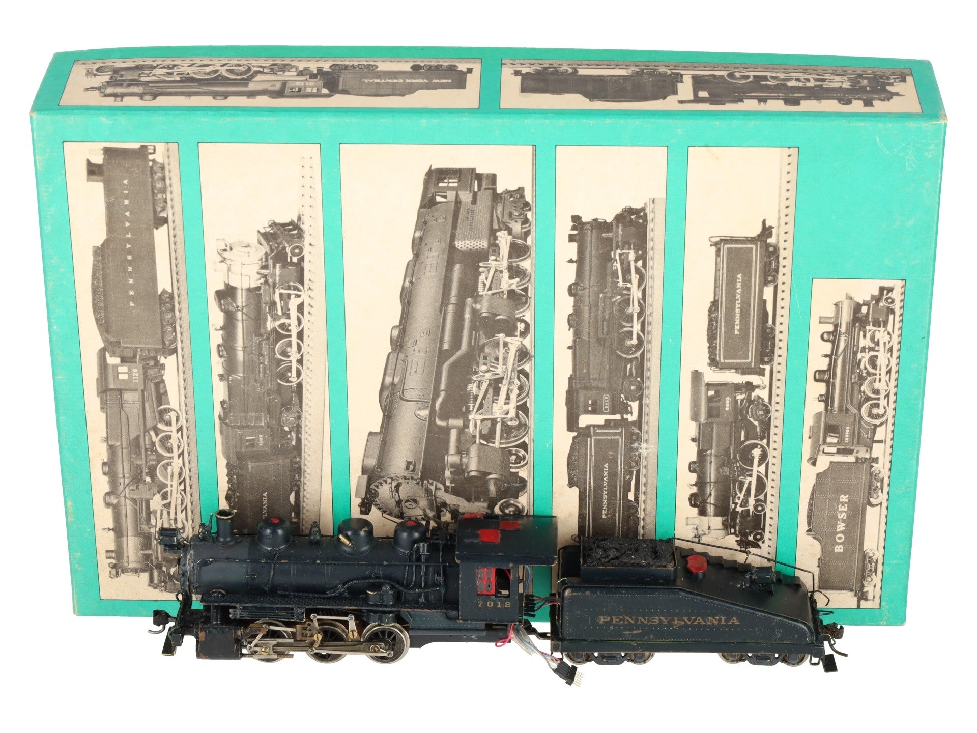 HO BRASS Pennsylvania 0-6-0 Steam Engine #7012 VG