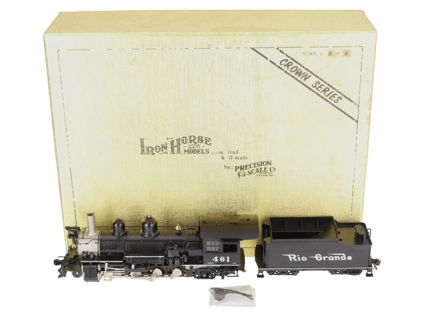 Iron Horse 16743-2 On3 RGS K-27 2-8-2 Steam Locomotive - Factory Painted LN/Box