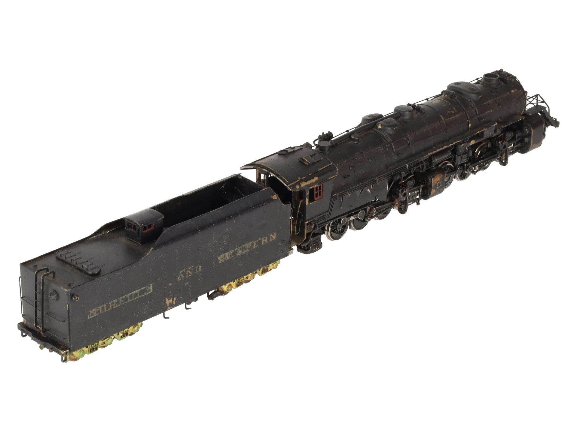 United Models HO Brass N&W Articulated Y6b 2-8-8-2 Steam Locomotive & Tender VG