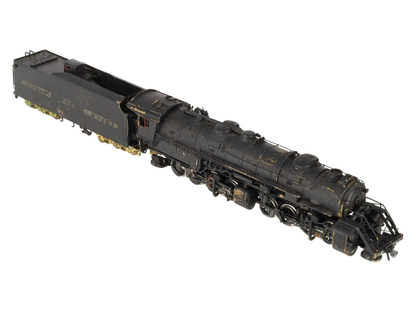United Models HO Brass N&W Articulated Y6b 2-8-8-2 Steam Locomotive & Tender VG