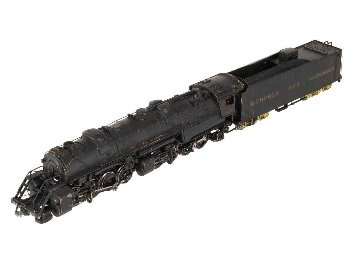 United Models HO Brass N&W Articulated Y6b 2-8-8-2 Steam Locomotive & Tender VG