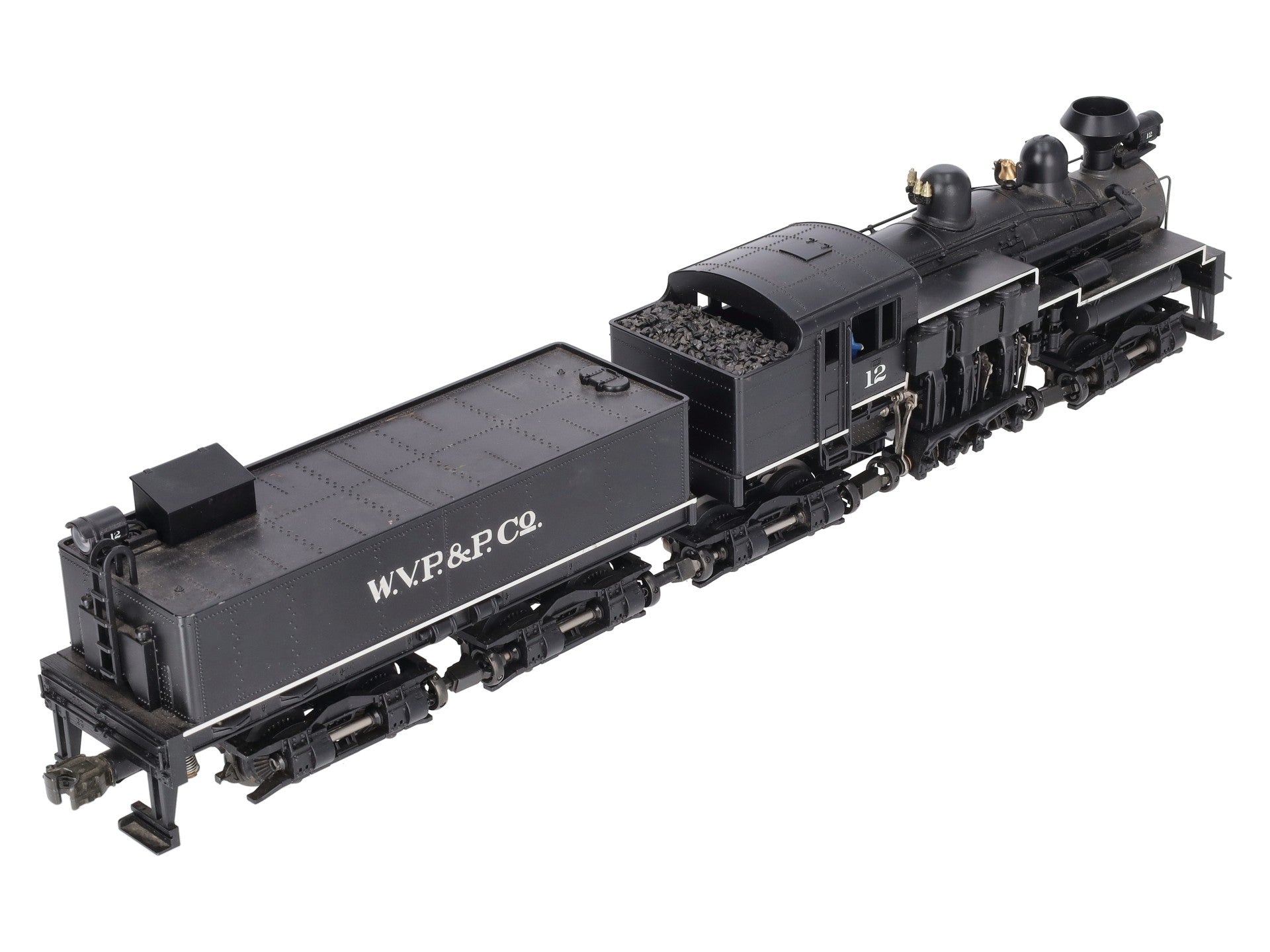 MTH 20-3023-1 O Gauge W.V.P&P Shay Steam Locomotive & Tender w/PS1