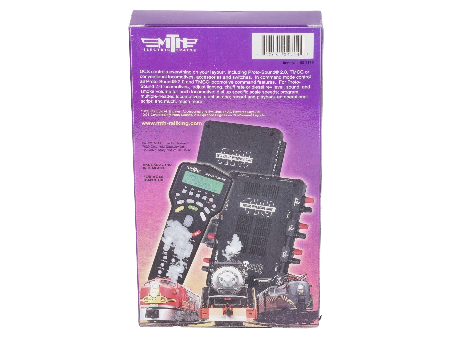 MTH 50-1001 O DCS Remote Control and DCS TIU Set EX/Box