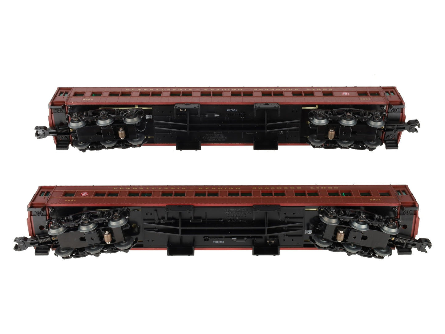Lionel 85006 O PRSL 18'' Heavyweight Passenger Cars #9924/9891 (Set of 2)