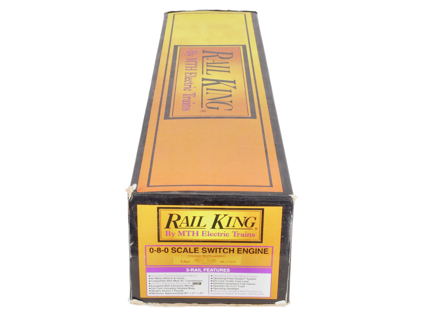 MTH 30-1112-1 O Chicago & Northwestern 0-8-0 Steam Locomotive Switcher w/PS1 #65 EX/Box