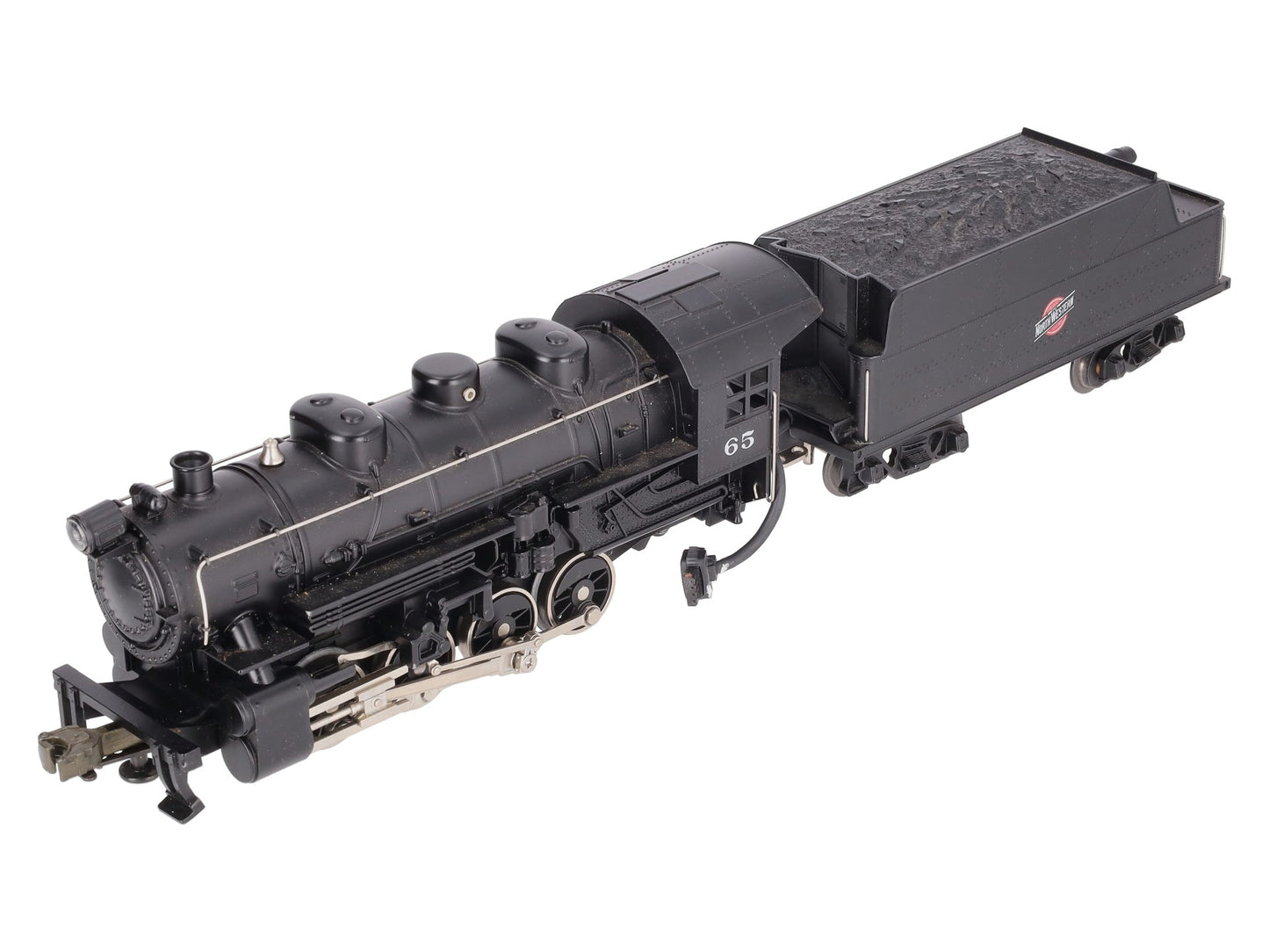 MTH 30-1112-1 O Chicago & Northwestern 0-8-0 Steam Locomotive Switcher w/PS1 #65 EX/Box