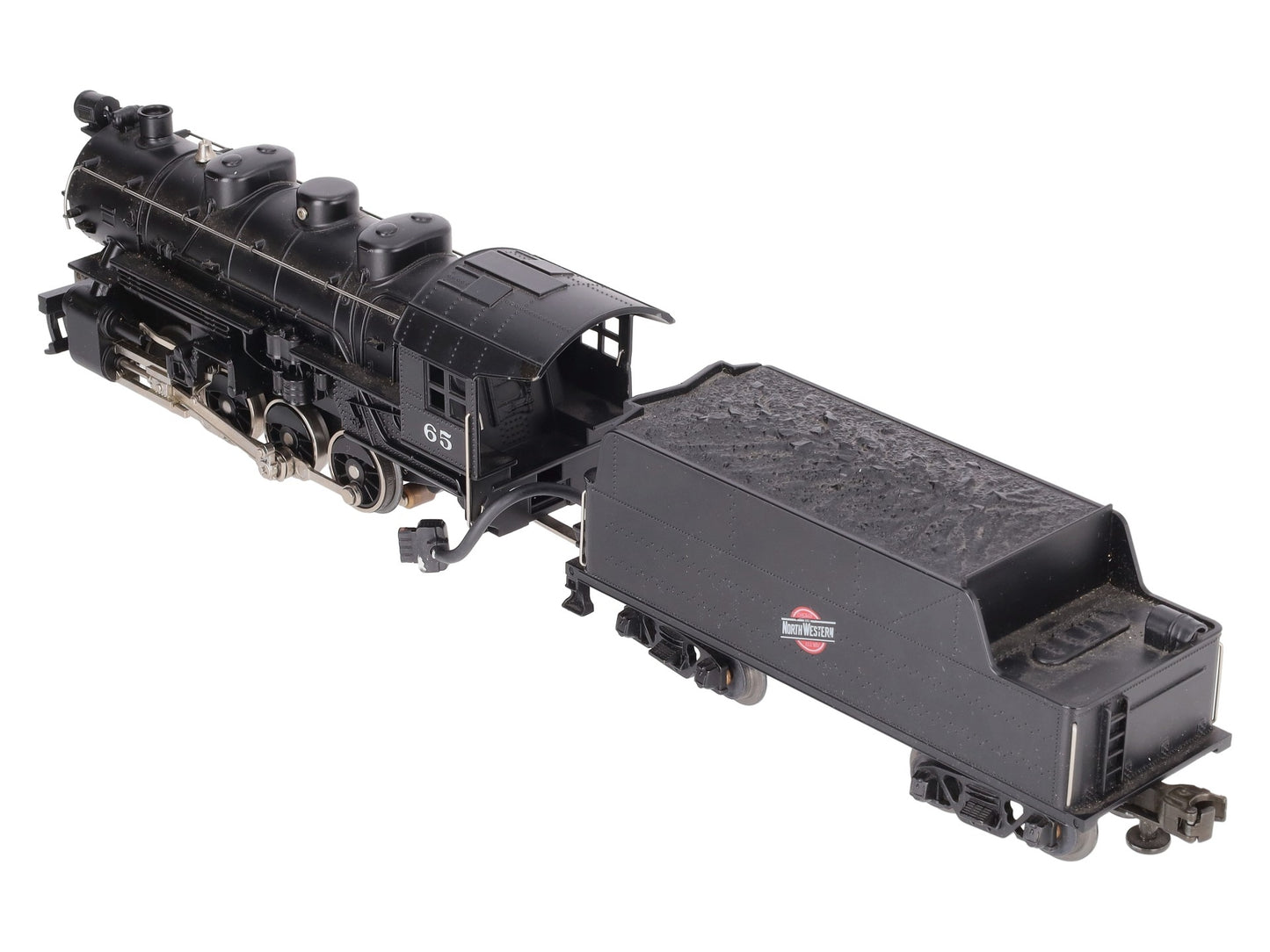 MTH 30-1112-1 O Chicago & Northwestern 0-8-0 Steam Locomotive Switcher w/PS1 #65 EX/Box