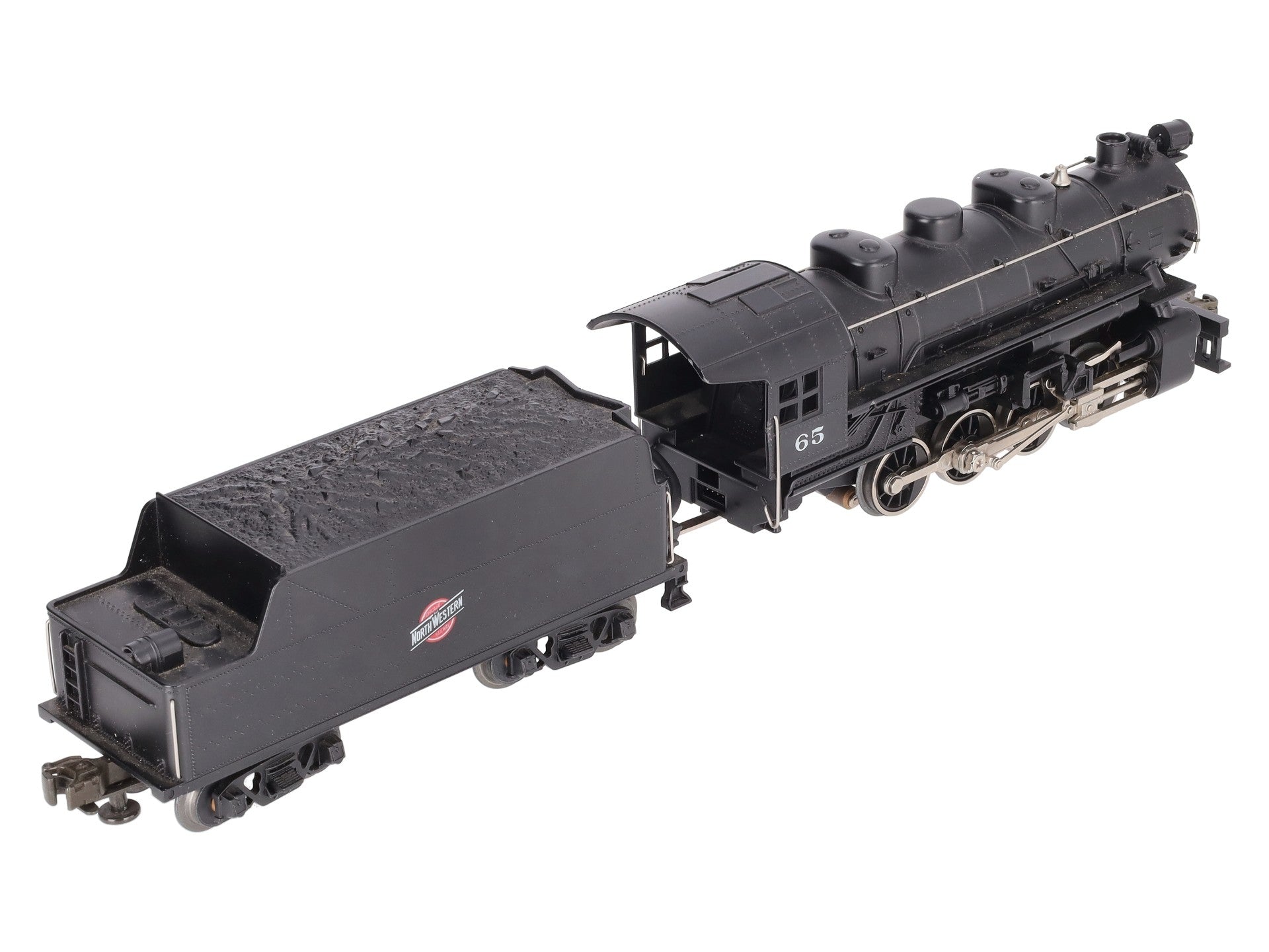 MTH 30-1112-1 O Chicago & Northwestern 0-8-0 Steam Locomotive Switcher w/PS1 #65 EX/Box
