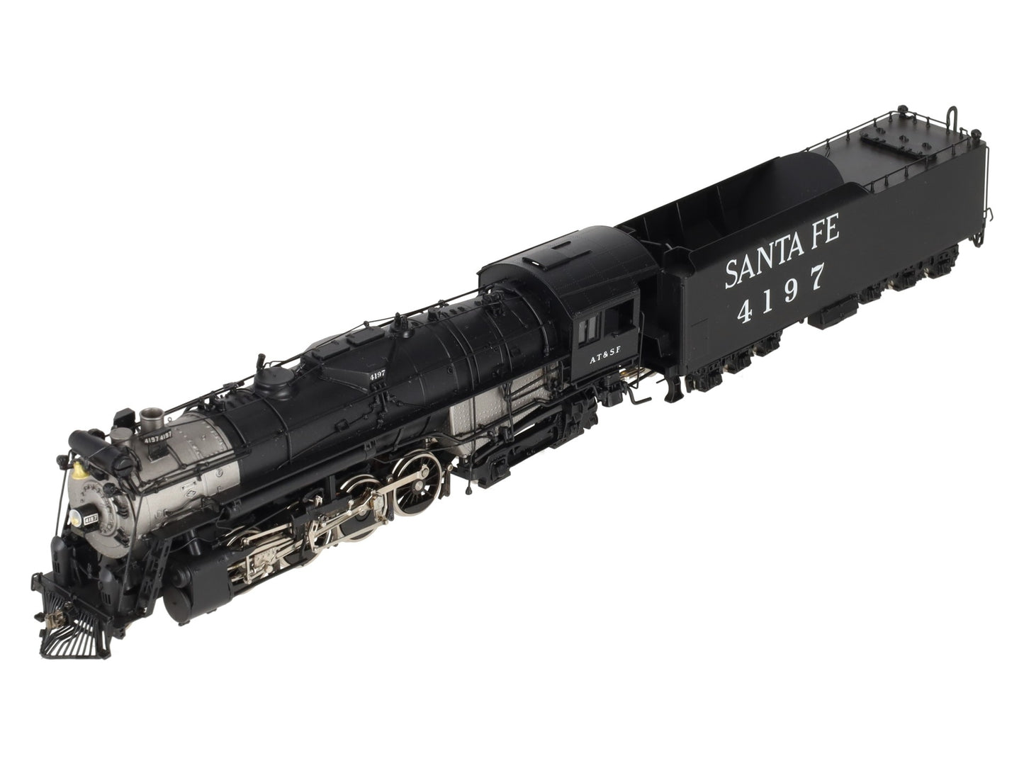 Precision Scale Co 15516-1 HO Brass ATSF  2-8-4 Steam Locomotive w/Tender #4197 LN/Box