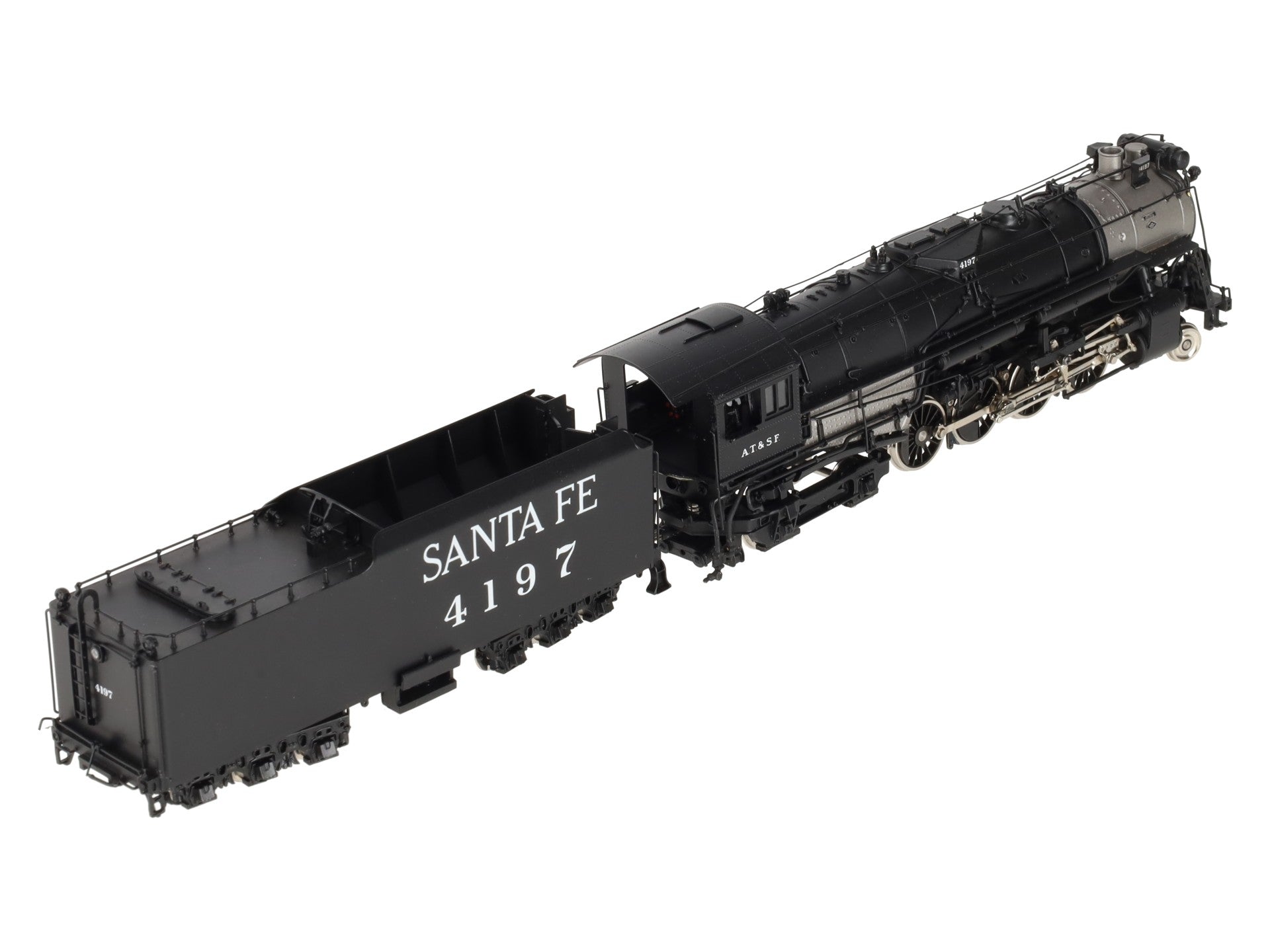 Precision Scale Co 15516-1 HO Brass ATSF  2-8-4 Steam Locomotive w/Tender #4197 LN/Box