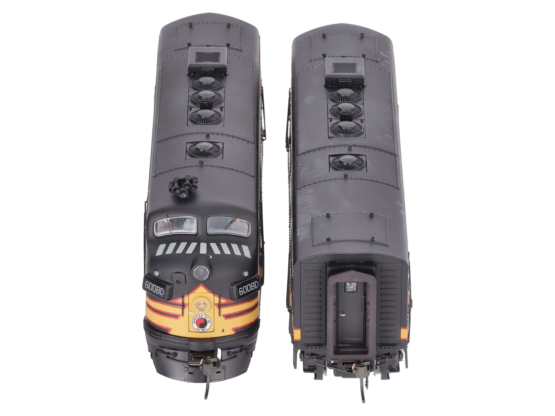 Broadway Limited 973 HO NP Powered F7AB Set #6008D/6008C - DCC/Sound EX/Box