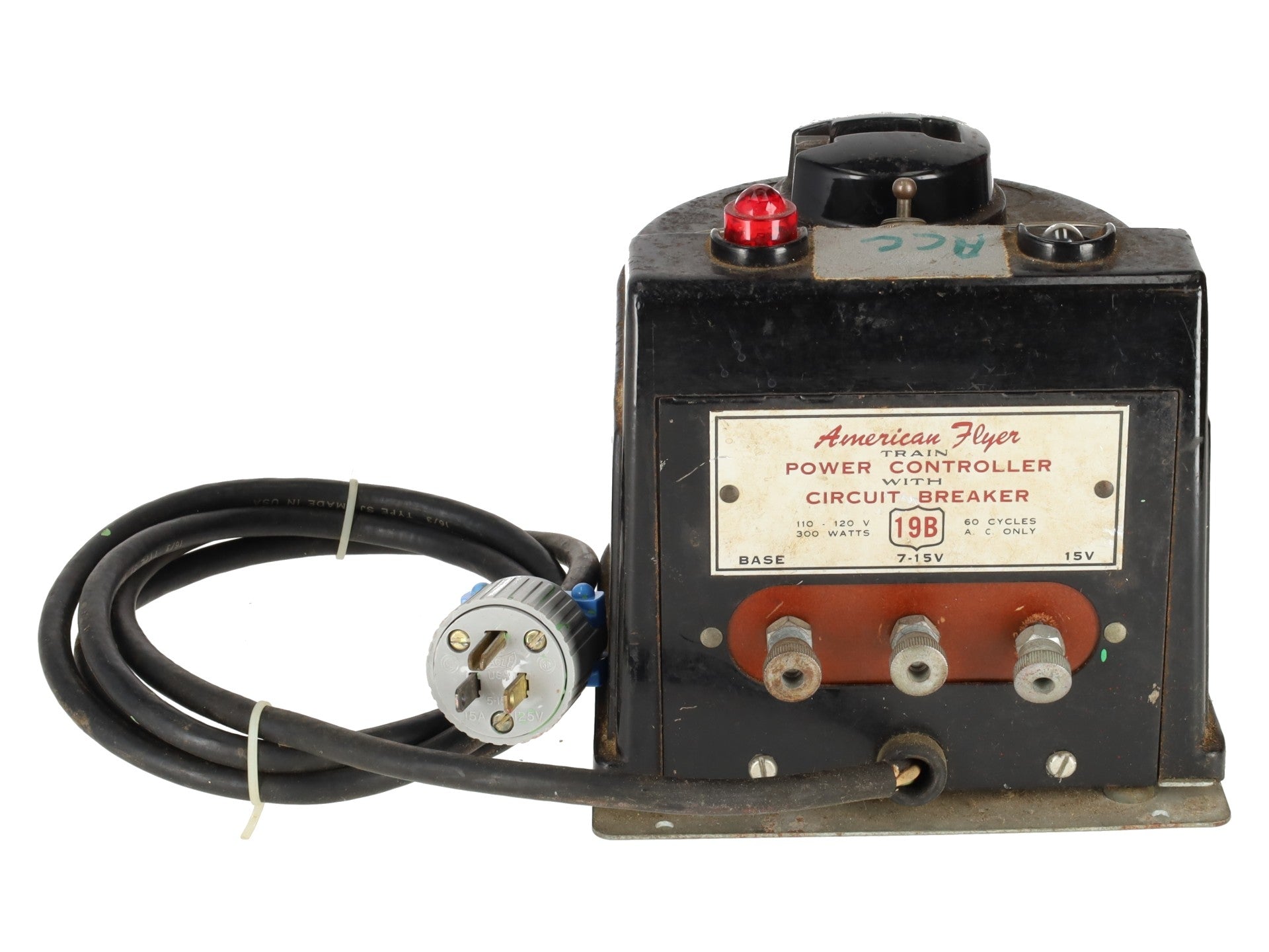 American Flyer 19B Vintage S 300 Watt Train Transformer 110V