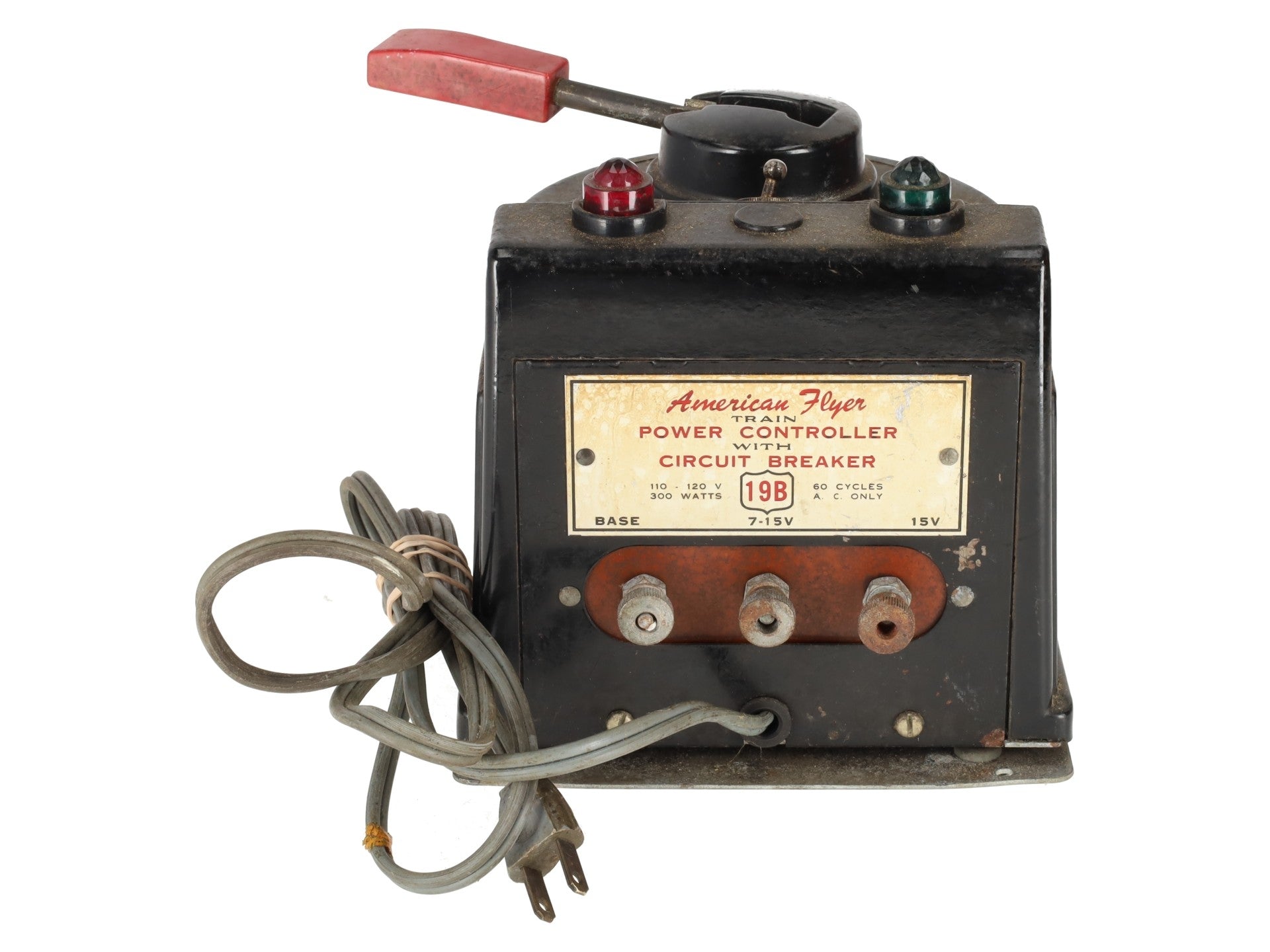 American Flyer 19B Vintage S 300 Watt Train Transformer 110V VG
