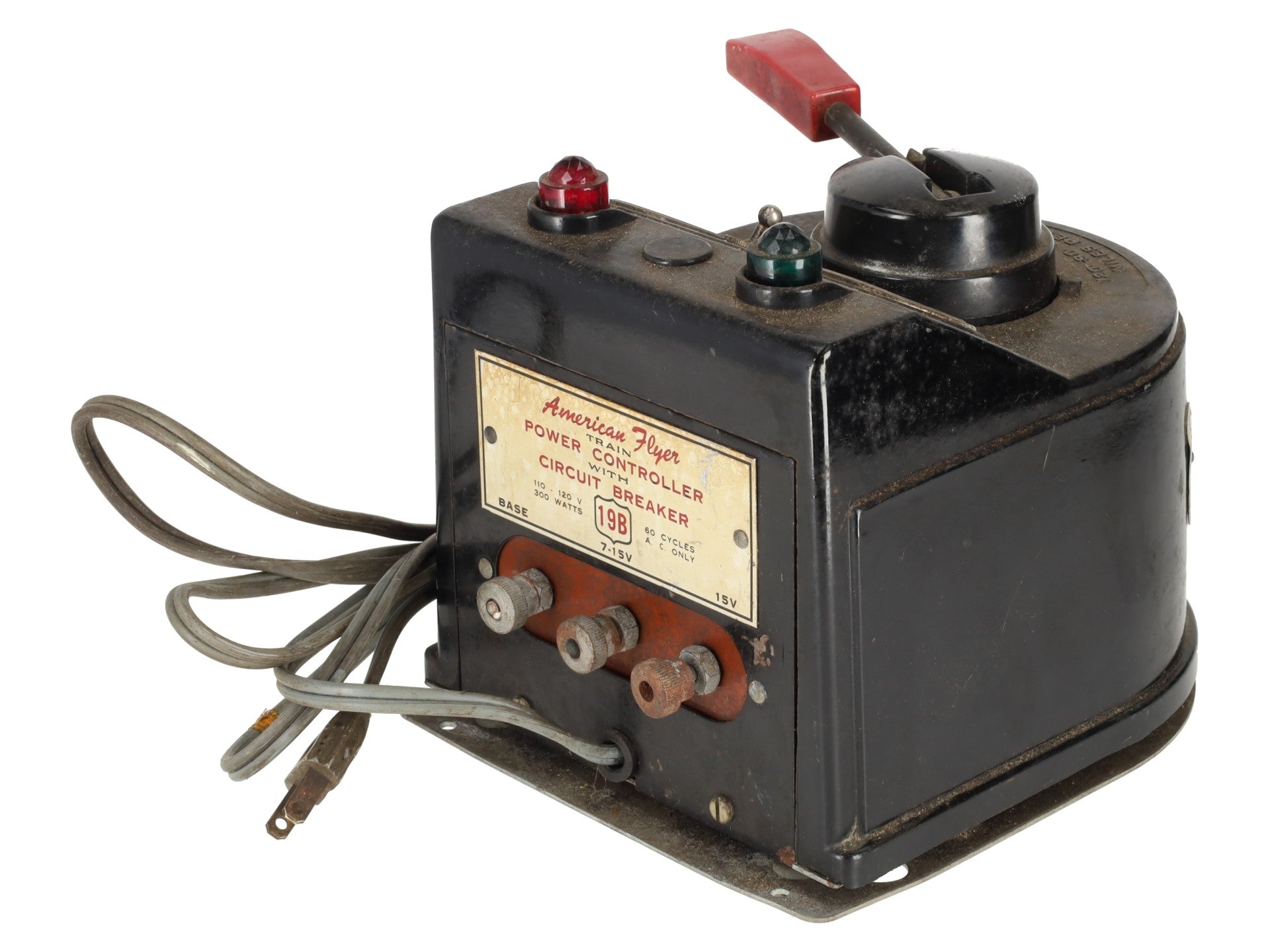 American Flyer 19B Vintage S 300 Watt Train Transformer 110V VG